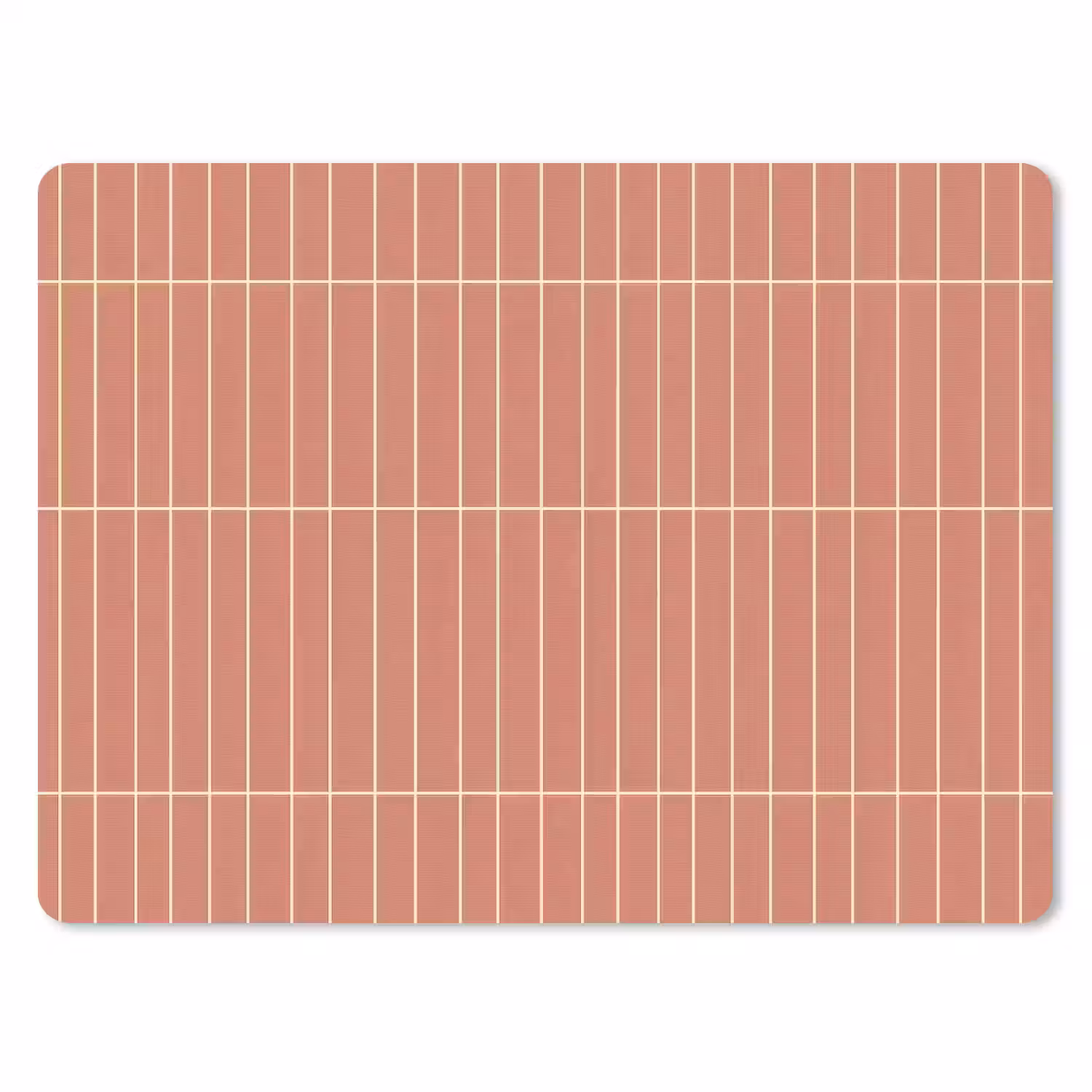 Patroon - Tegels - Terracotta muismat rubber klein 262 -3d