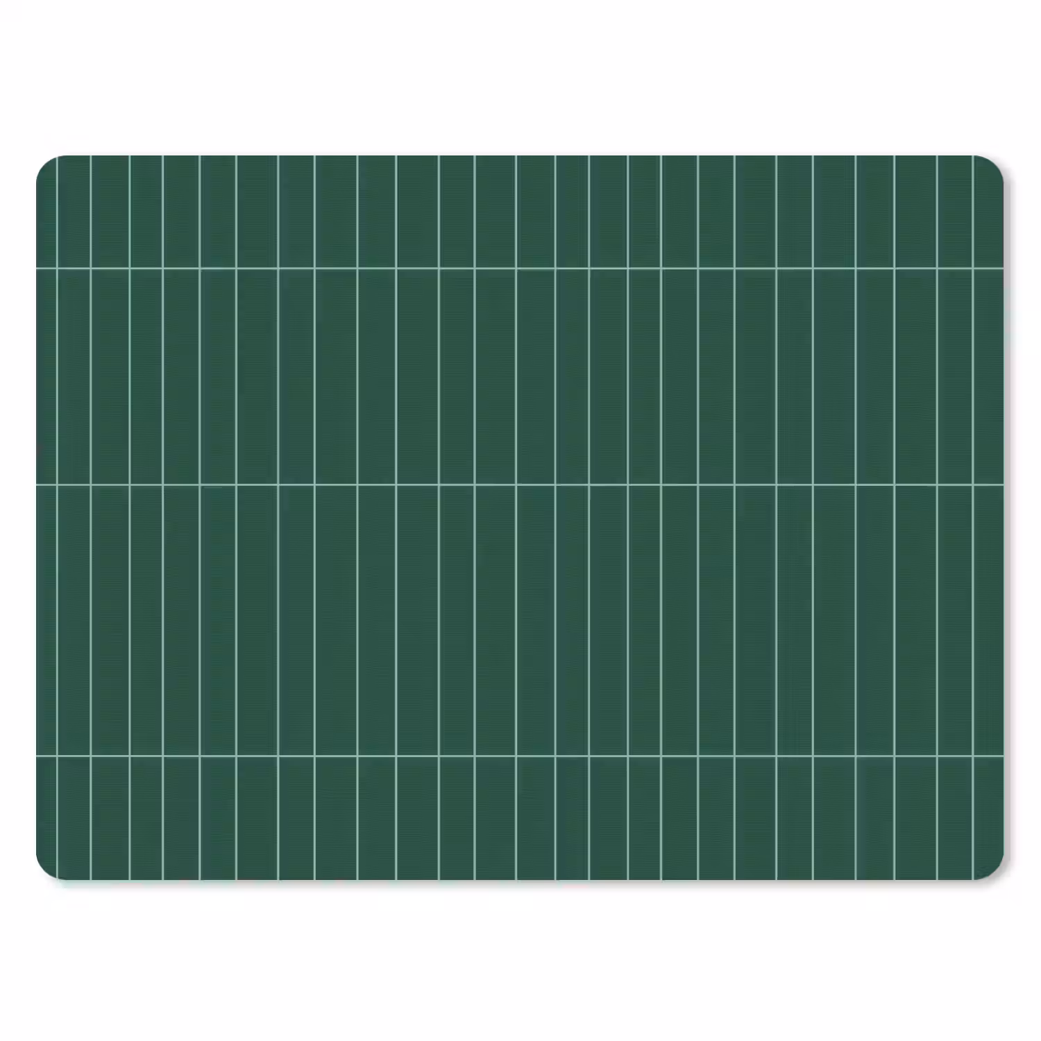 Patroon - Tegels - Donkergroen muismat rubber klein 262 -3d