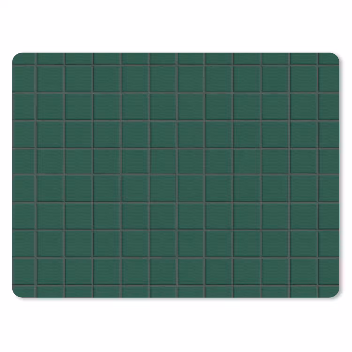 Patroon - Tegels - Dennen - Groen muismat rubber klein 262 -3d
