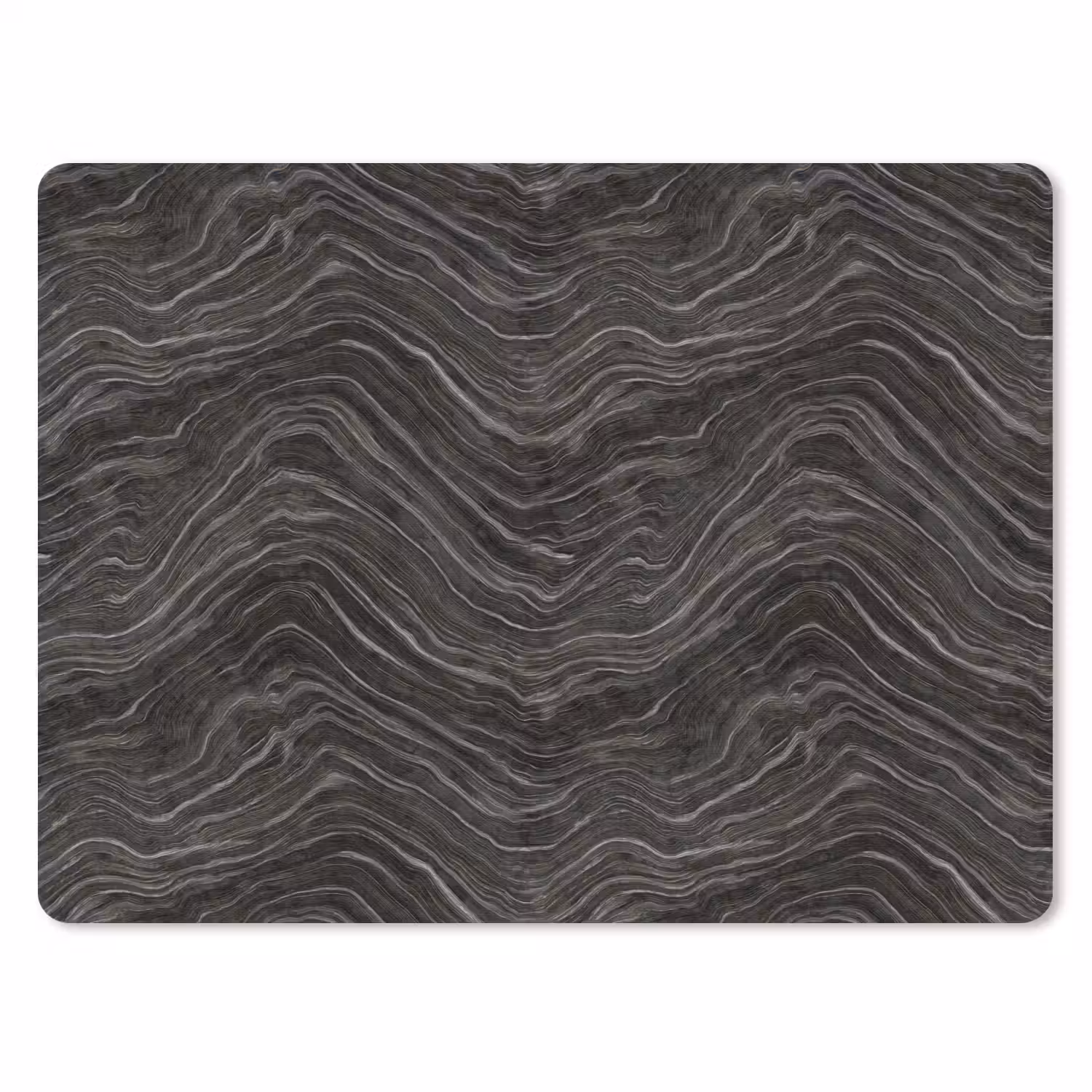 Patroon - Contrast - Antraciet muismat rubber klein 262 -3d