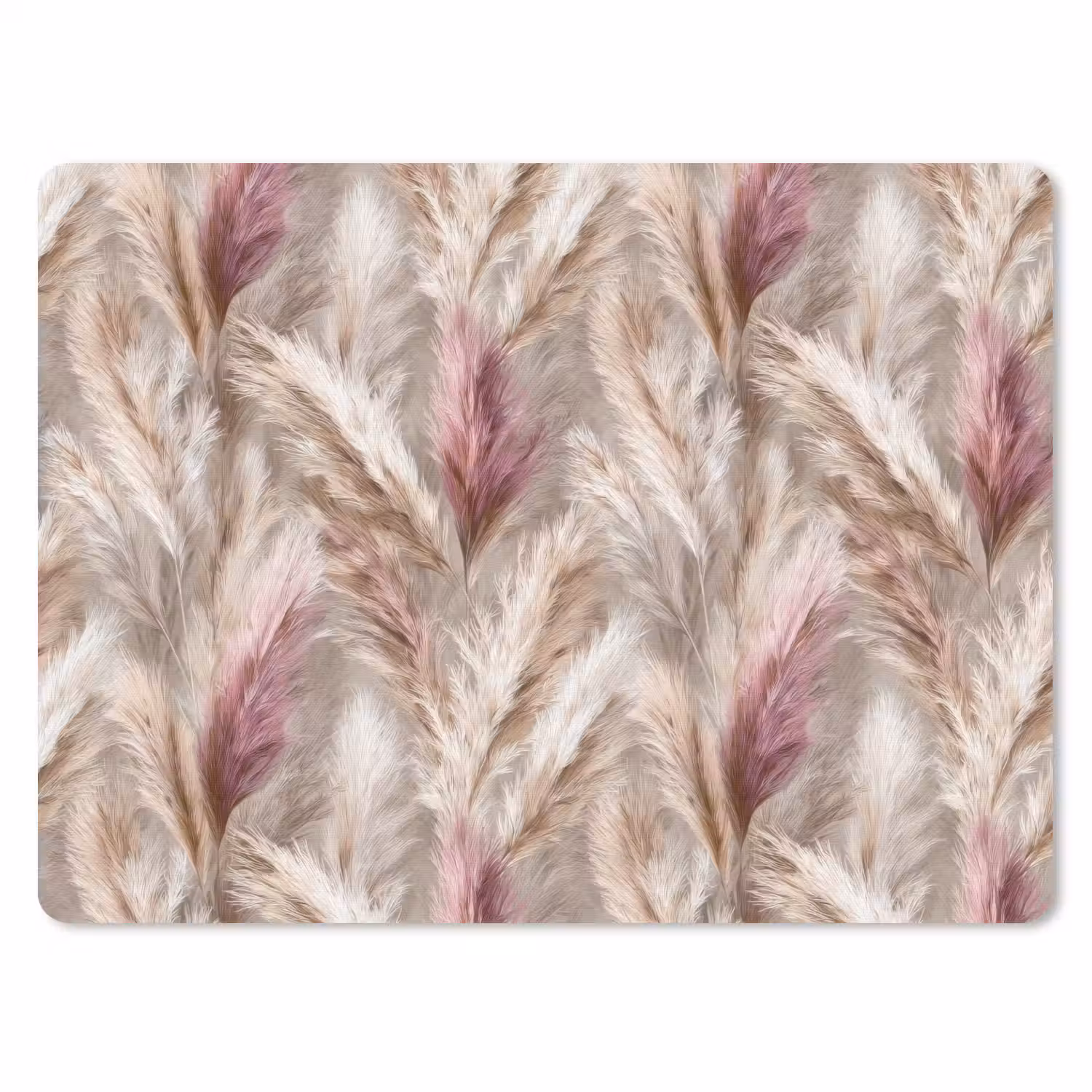 Pampasgras - Pluizig - Kleurrijk muismat rubber klein 262 -3d