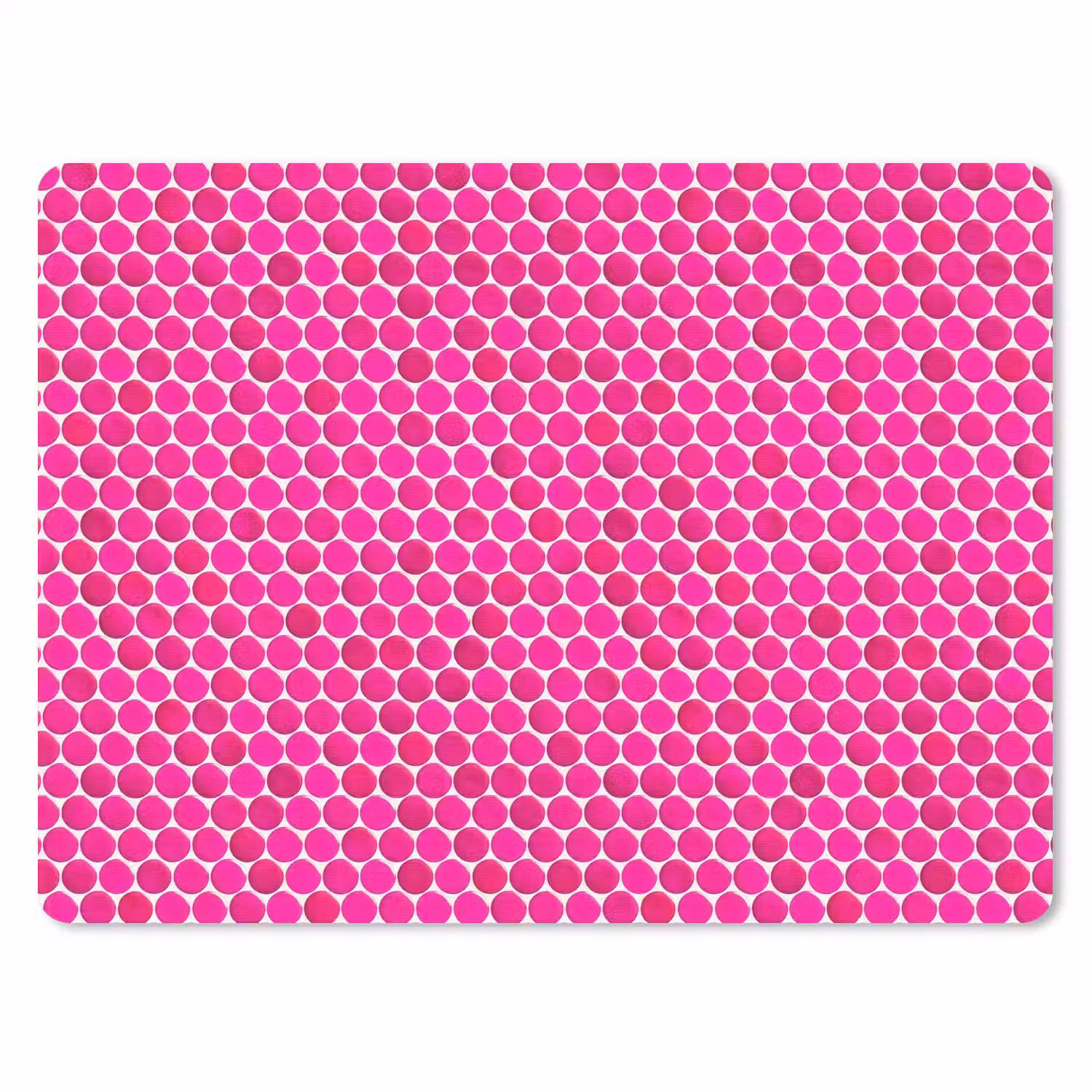 Penny - Mozaïek - Felroze muismat rubber klein 262 -3d