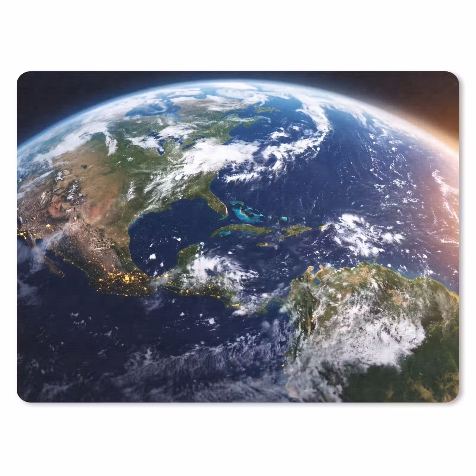 Mauspad - Planet – Weltraum – Kosmos - Planeet - Ruimte - Kosmos muismat rubber klein