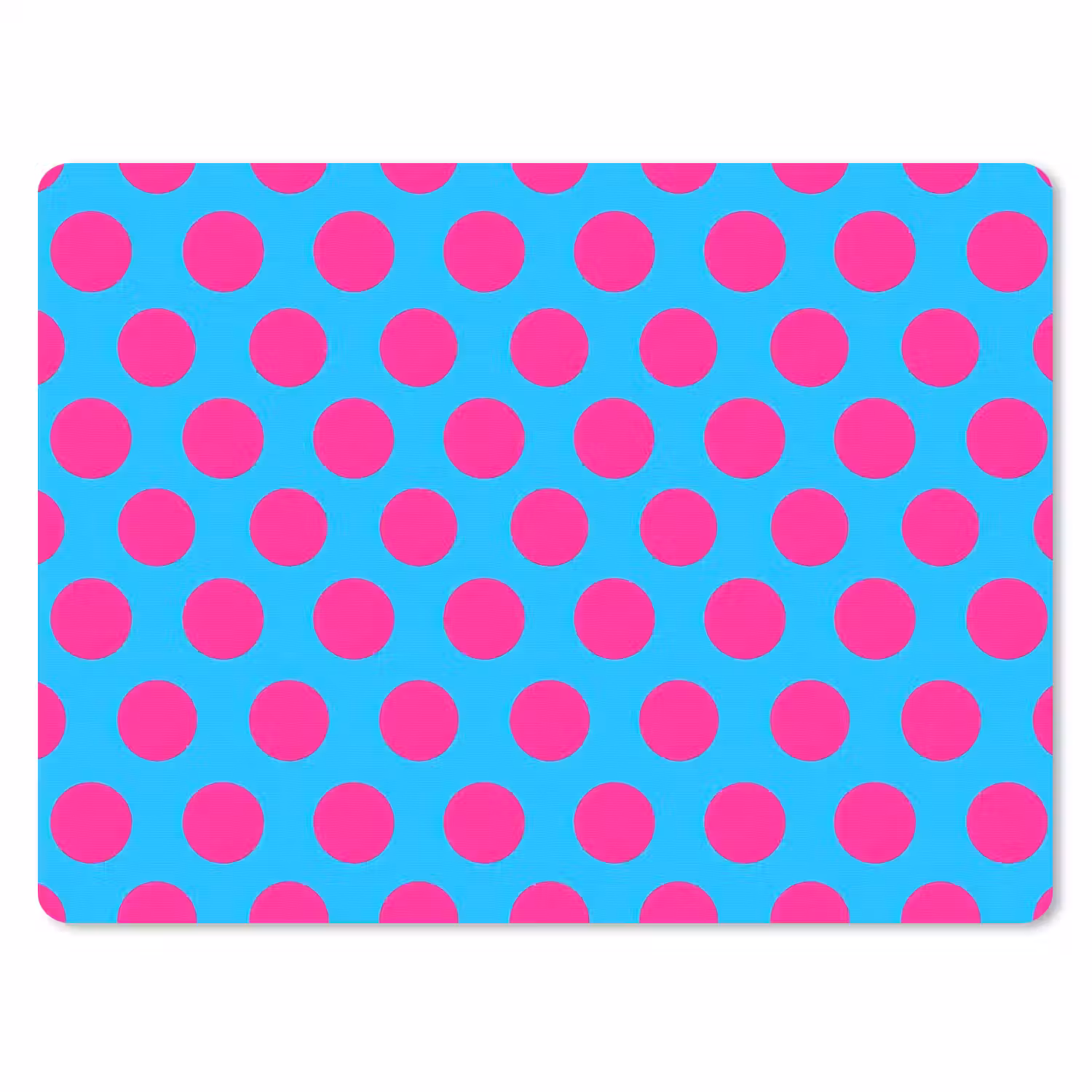Stippen - Klassiek - Roze muismat rubber klein 262 -3d