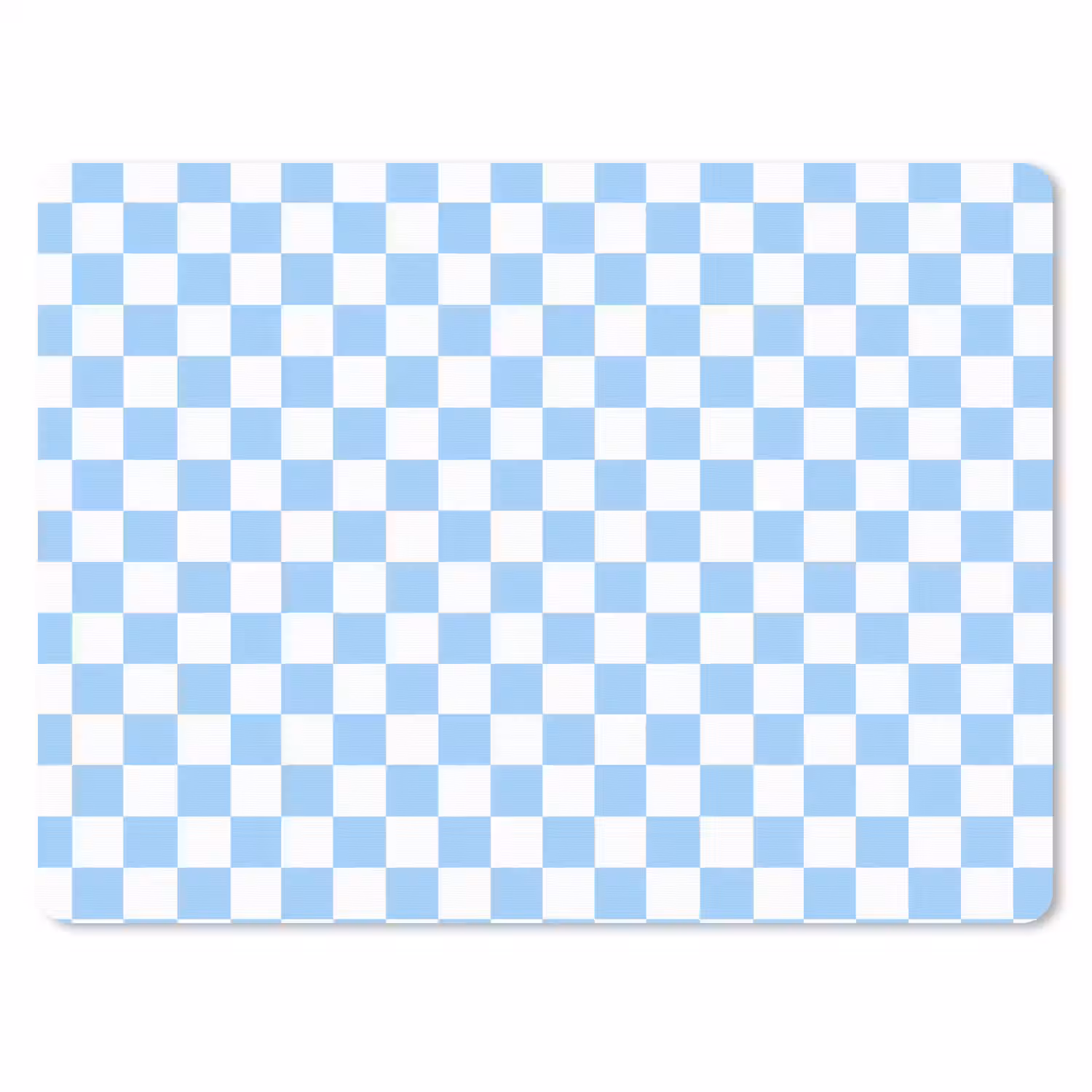 Schaakbord - Klassiek - Blauw muismat rubber klein 262 -3d