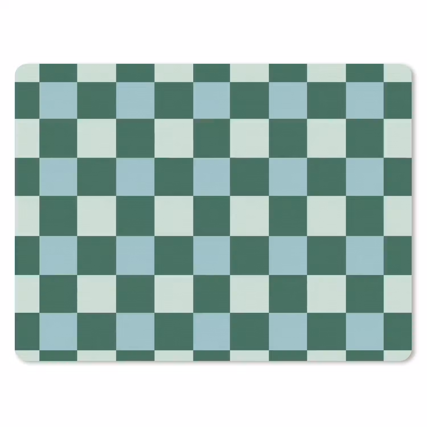 Schaakbord - Klassiek - Groen muismat rubber klein 262 -3d