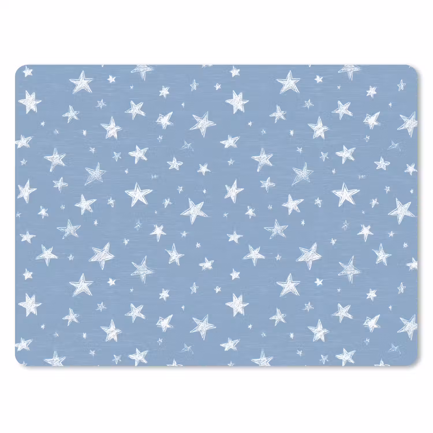 Sterretjes - Patroon - Blauw muismat rubber klein 262 -3d