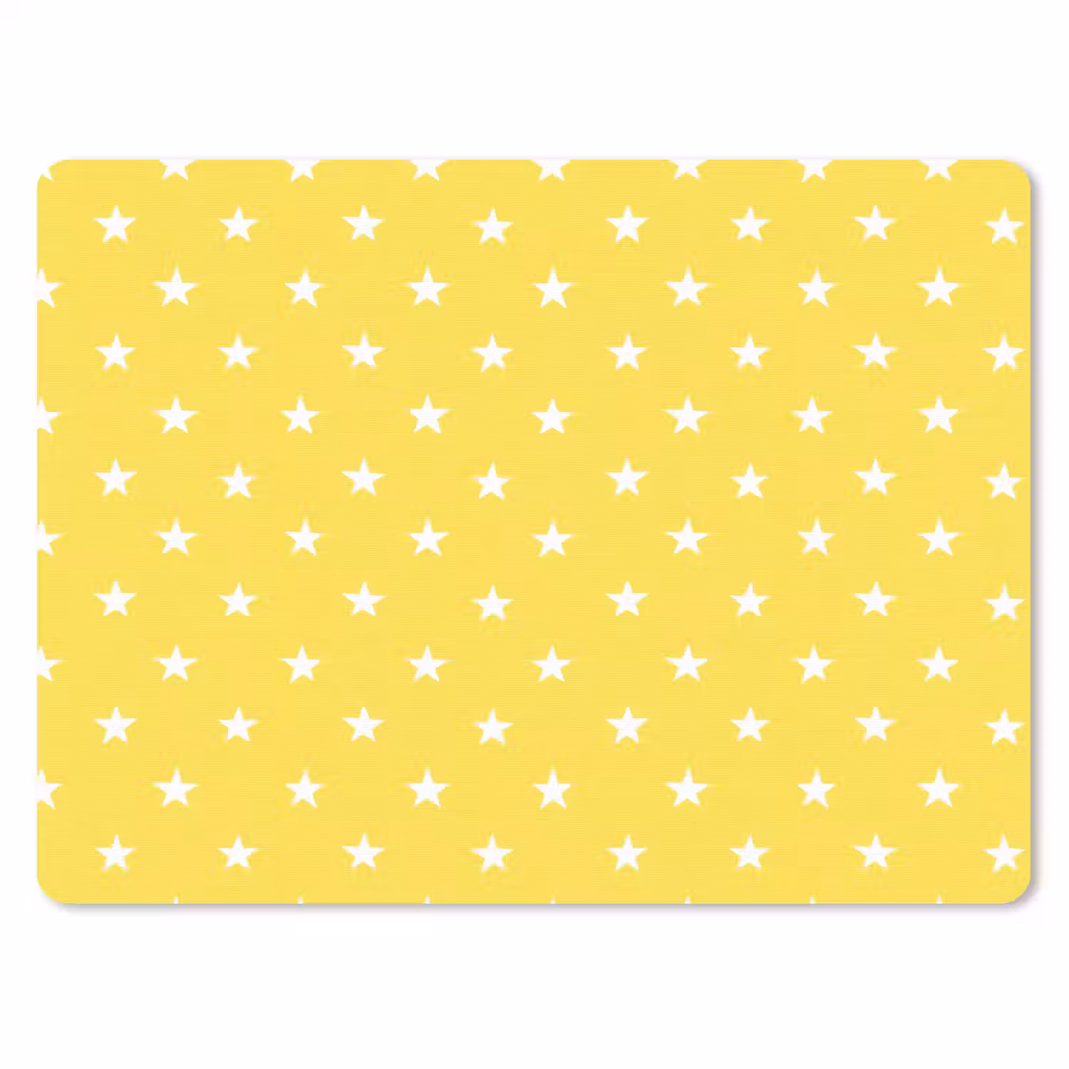 Sterren - Patroon - Minimalistisch - Geel muismat rubber klein 262 -3d