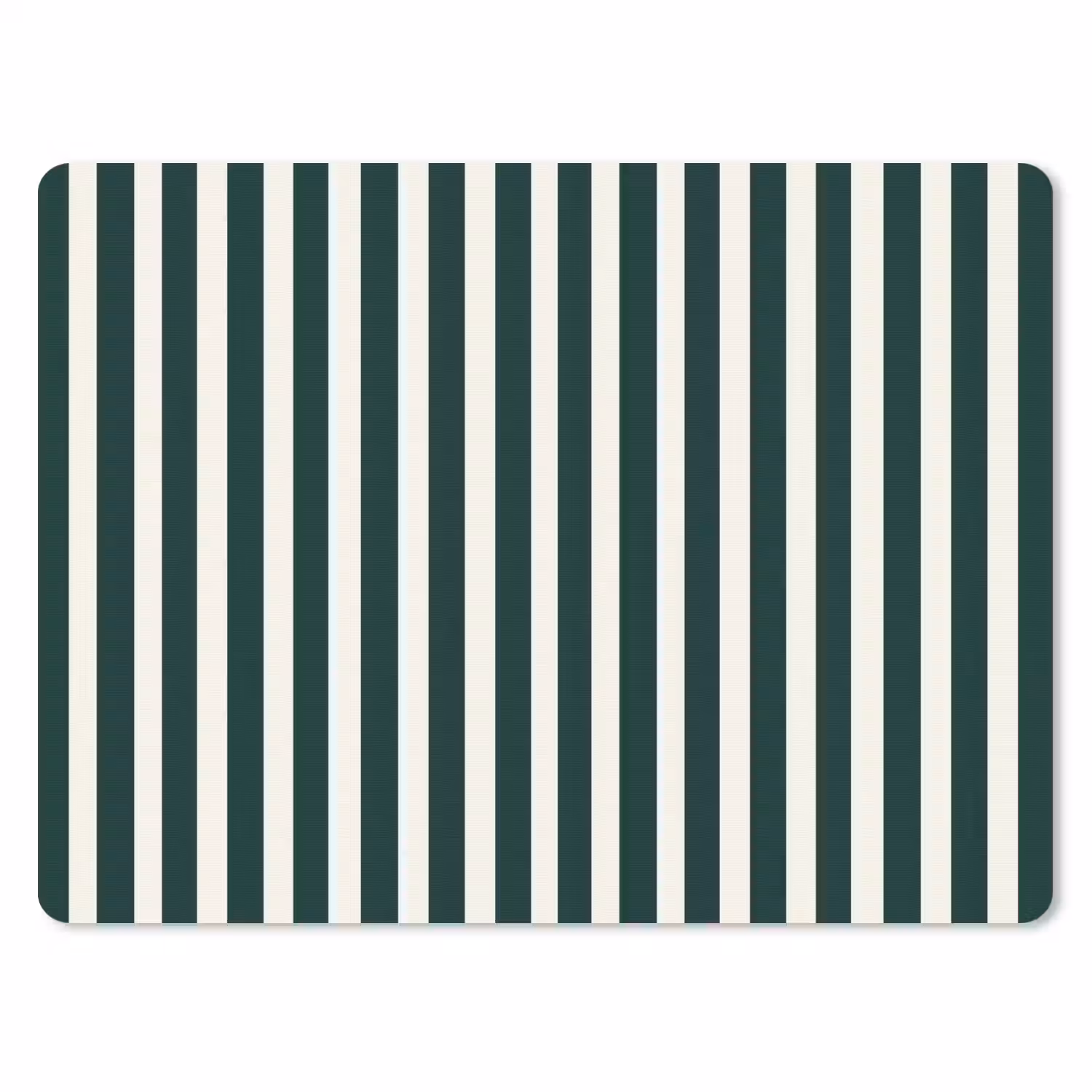 Strepen - Klassiek - Groen muismat rubber klein 262 -3d
