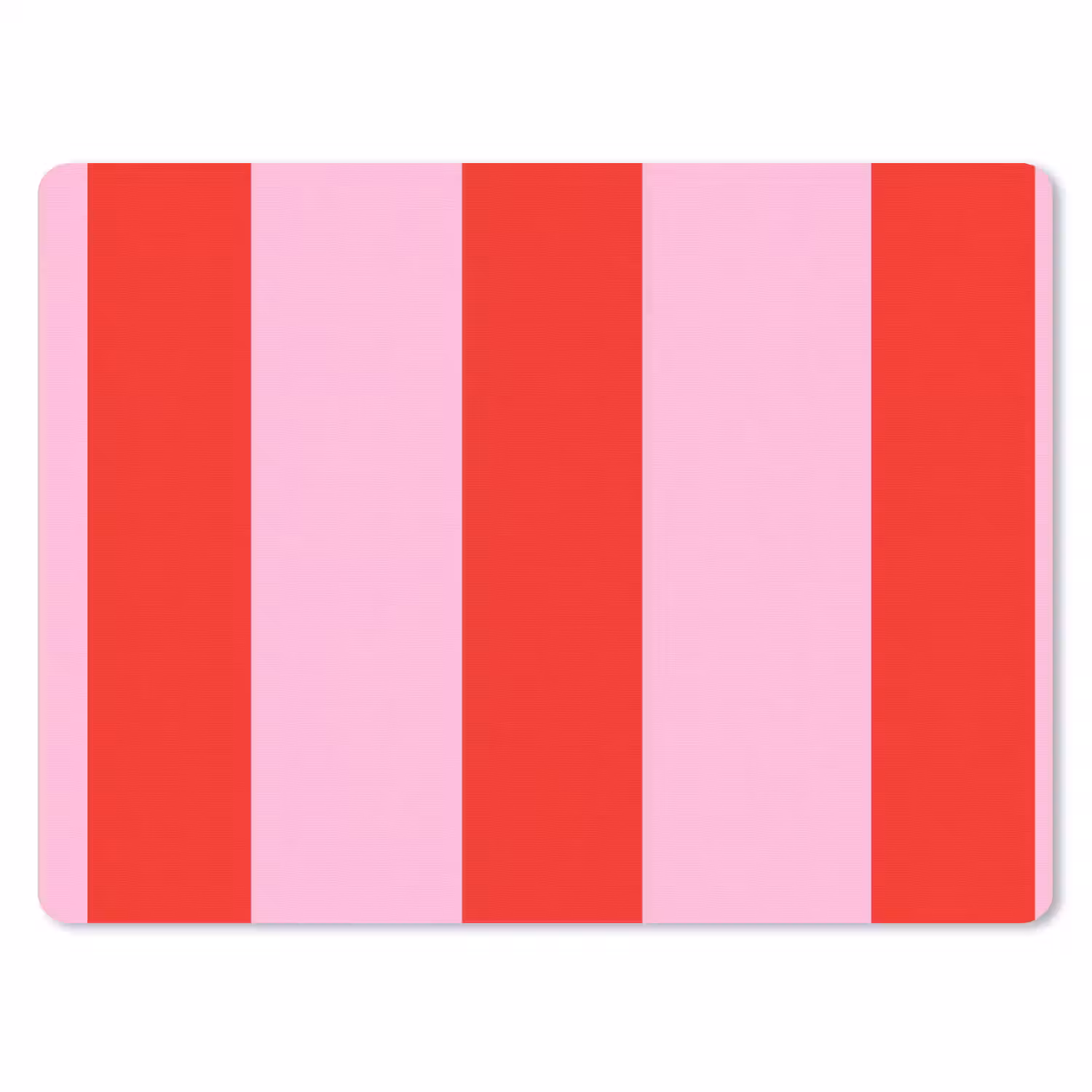 Strepen - Klassiek - Roze muismat rubber klein 262 -3d