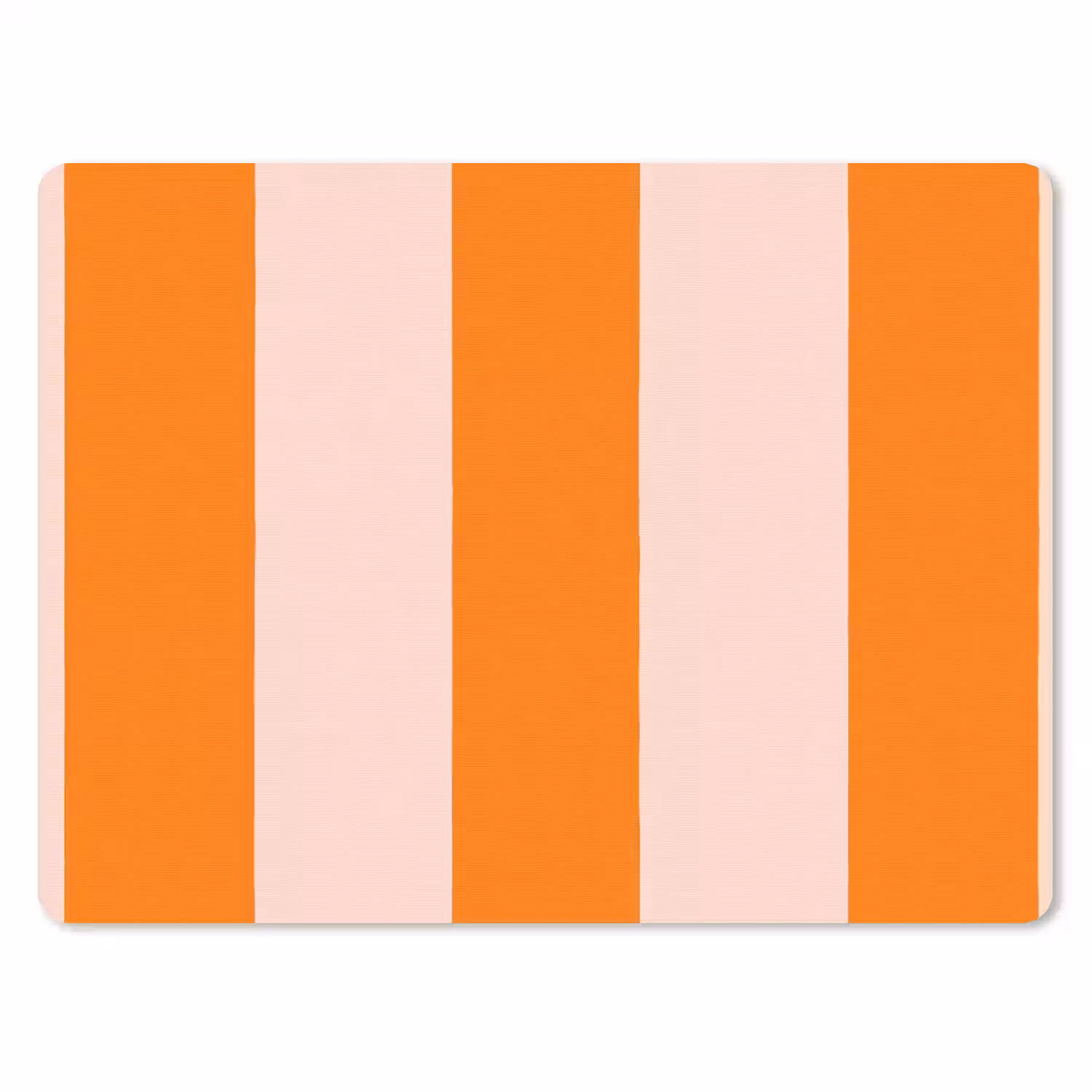 Strepen - Modern - Oranje muismat rubber klein 262 -3d