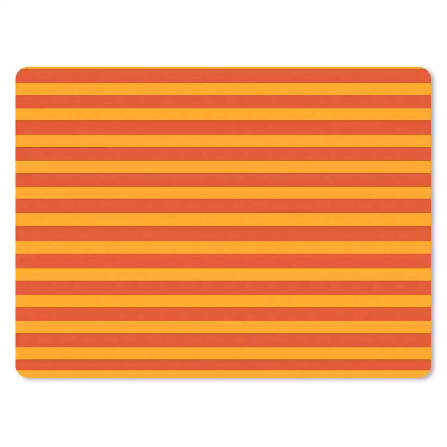 Strepen - Patroon - Oranje muismat rubber klein 262 -3d