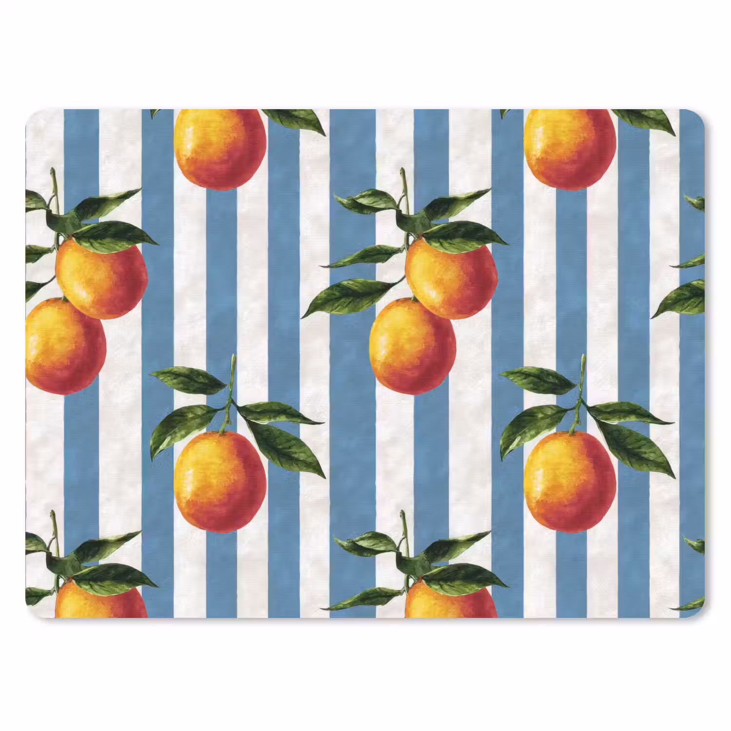 Strepen - Citroen - Blauw muismat rubber klein 262 -3d