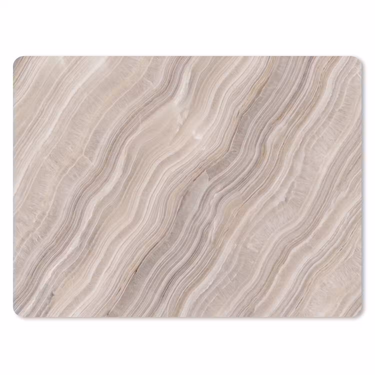 Textuur - Golvend - Abstract - Modern - Beige muismat rubber klein -3d