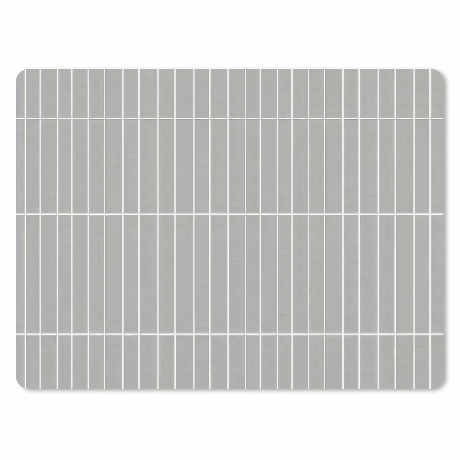 Wandtegel - Verticaal - Lichtgrijs muismat rubber klein 262 -3d
