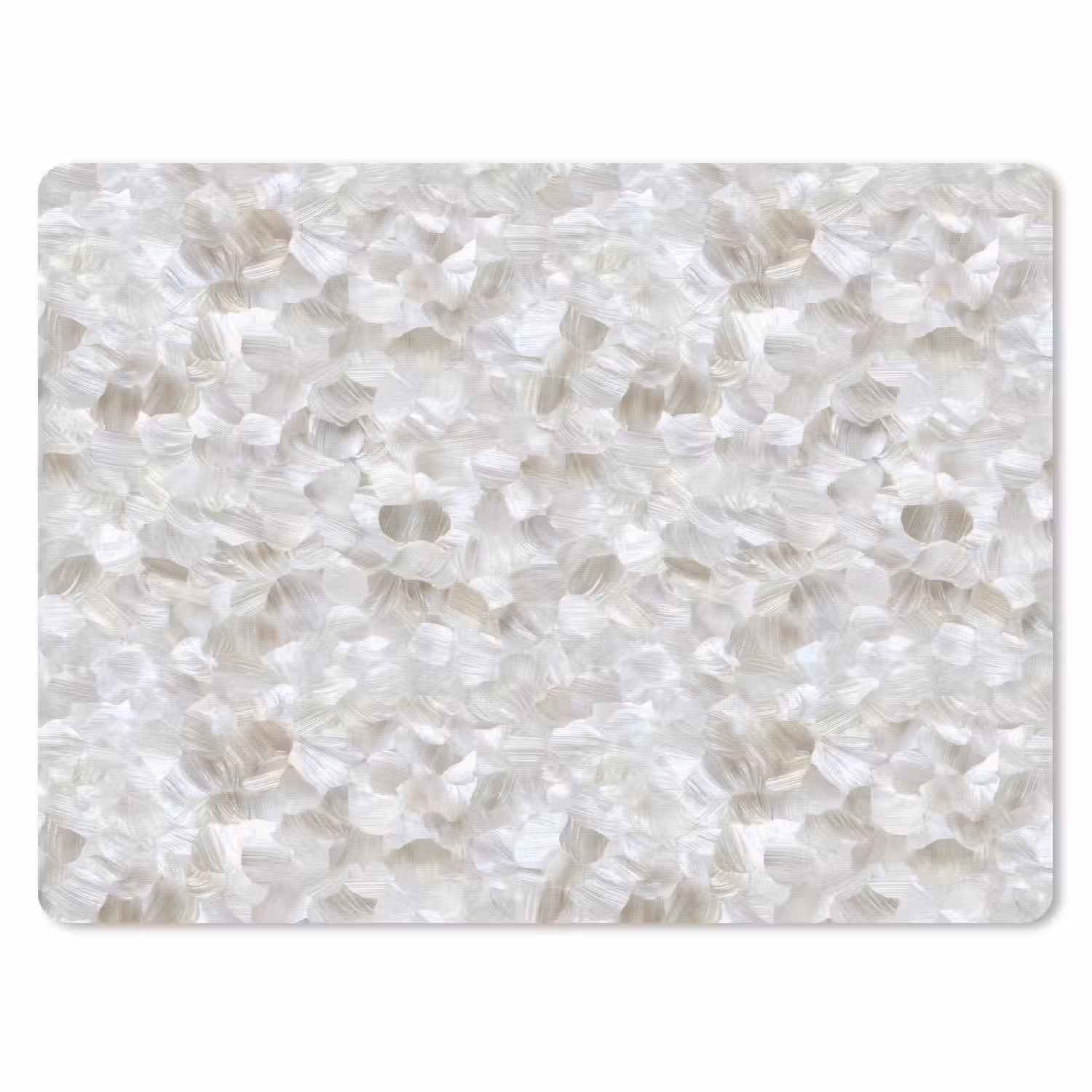 Wit - Penseelstreken - Reliëfeffect muismat rubber klein 262 -3d