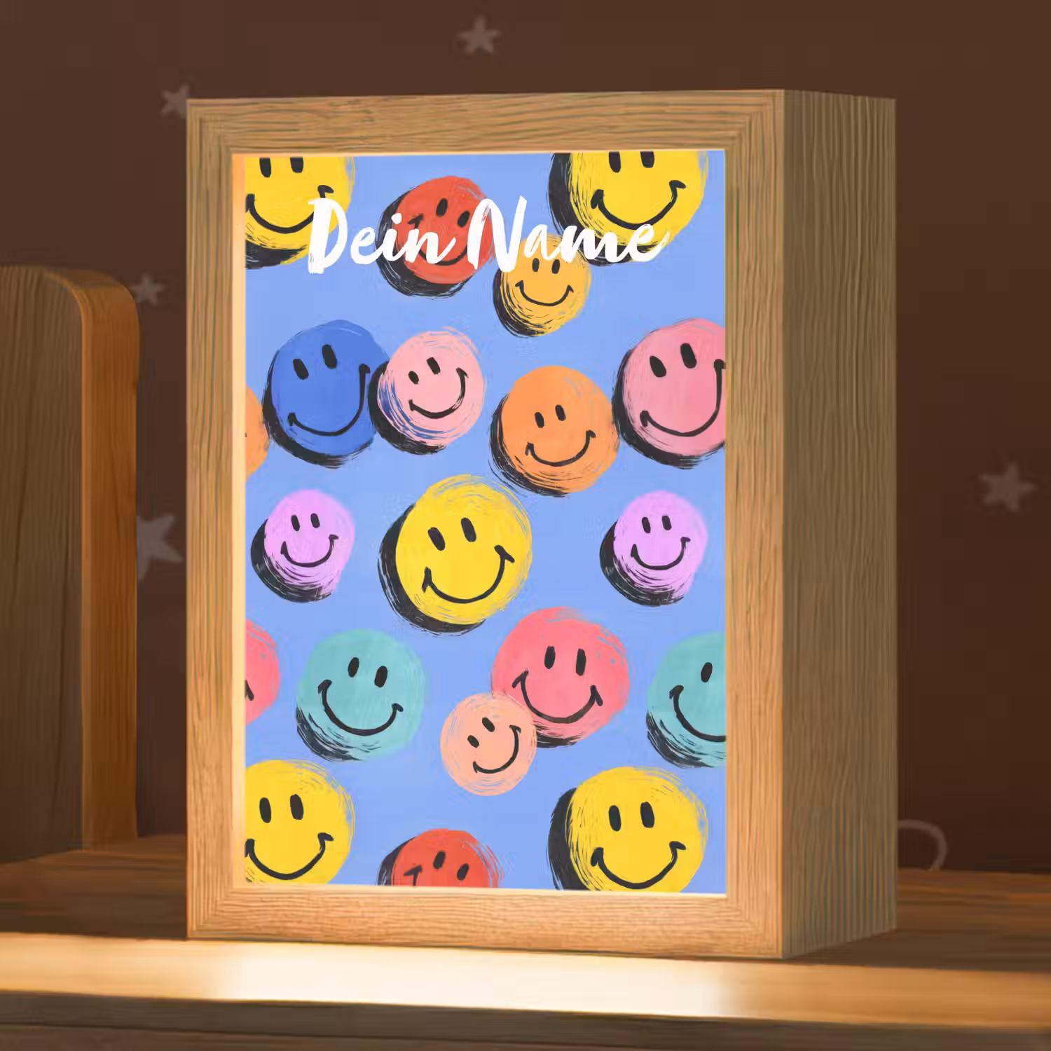 Smileys - Kleurrijk Light Box met kabel (Kinderlampje) klein -zzz_3d_website