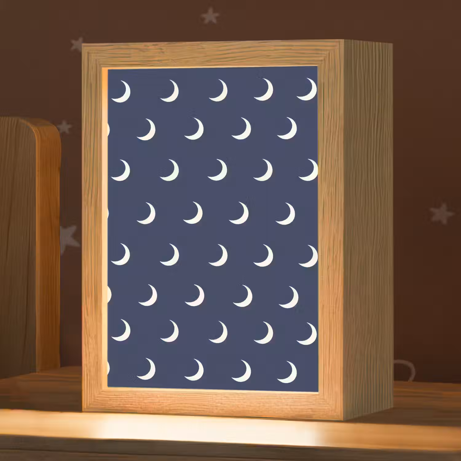 Patroon - Manen - Blauw Light Box met kabel (Kinderlampje) klein 904 -zzz_3d_website