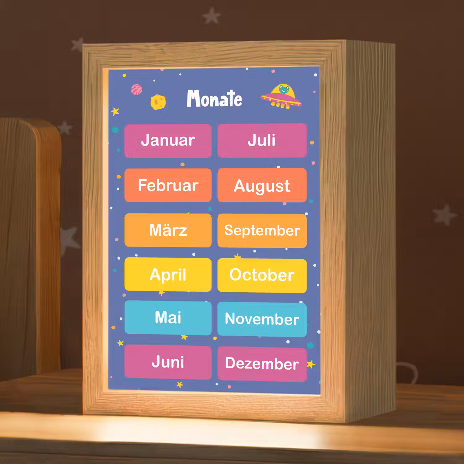 Educatief - Maanden - Ruimte - Leren Light Box met kabel klein -zzz_3d_website