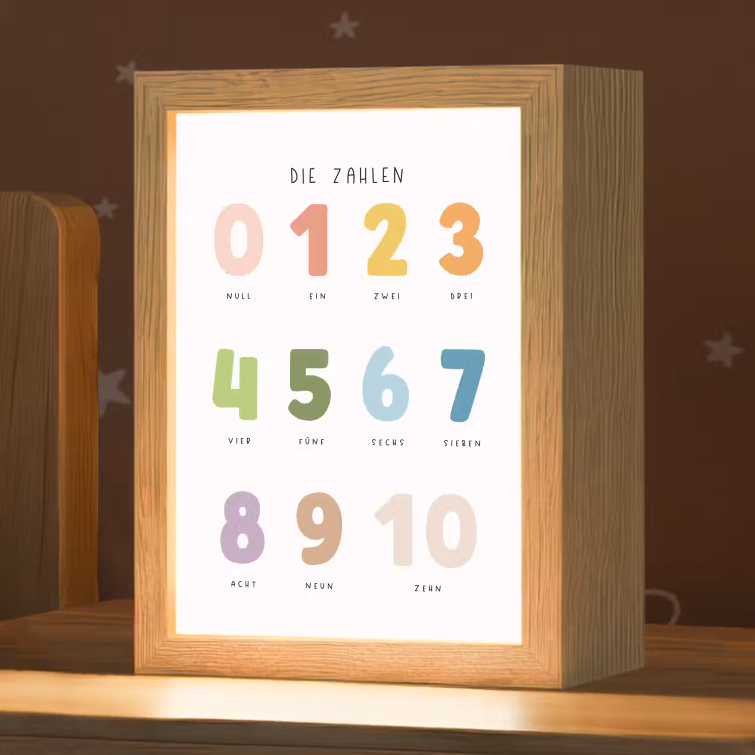 Educatief - Leren tellen - Wit - Kleuren - 1-10 Light Box met kabel klein -zzz_3d_website