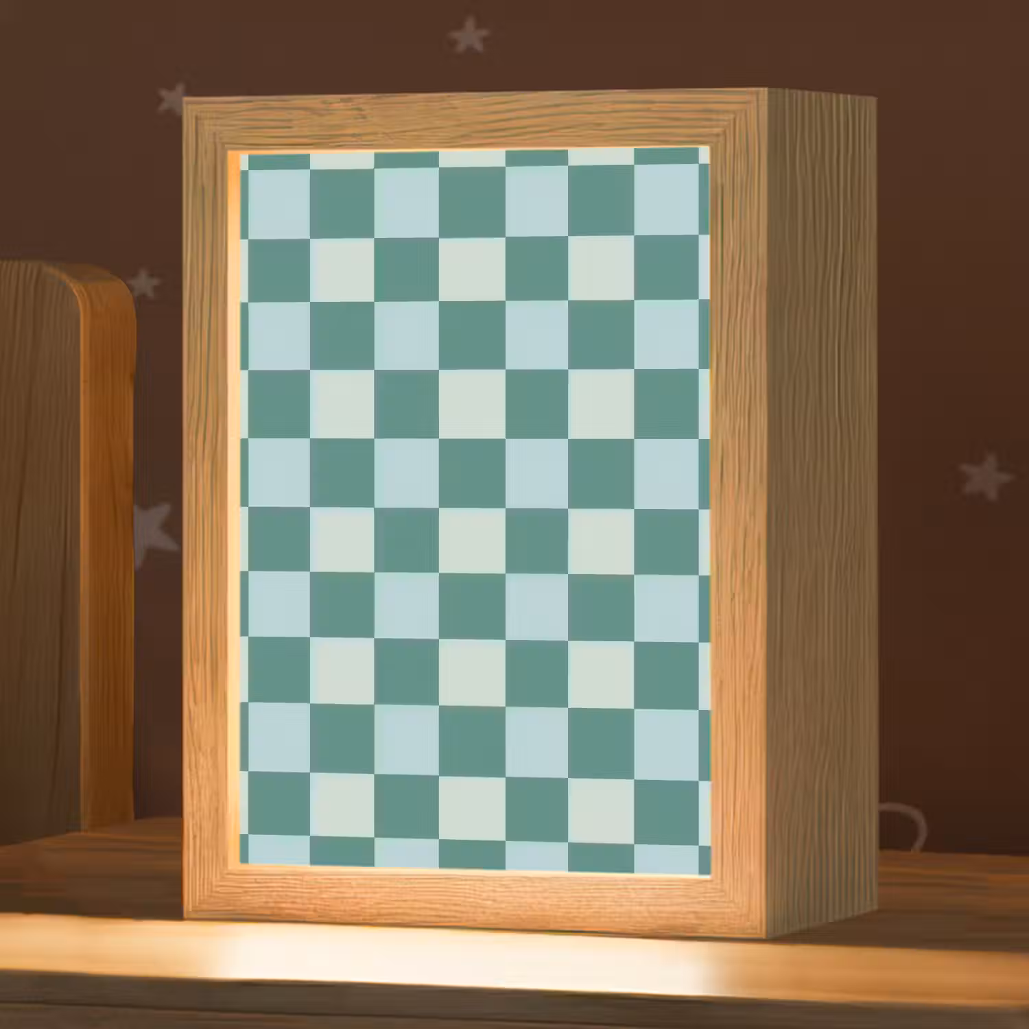 Schaak - Klassiek - Groen Light Box met kabel (Kinderlampje) klein 904 -zzz_3d_website