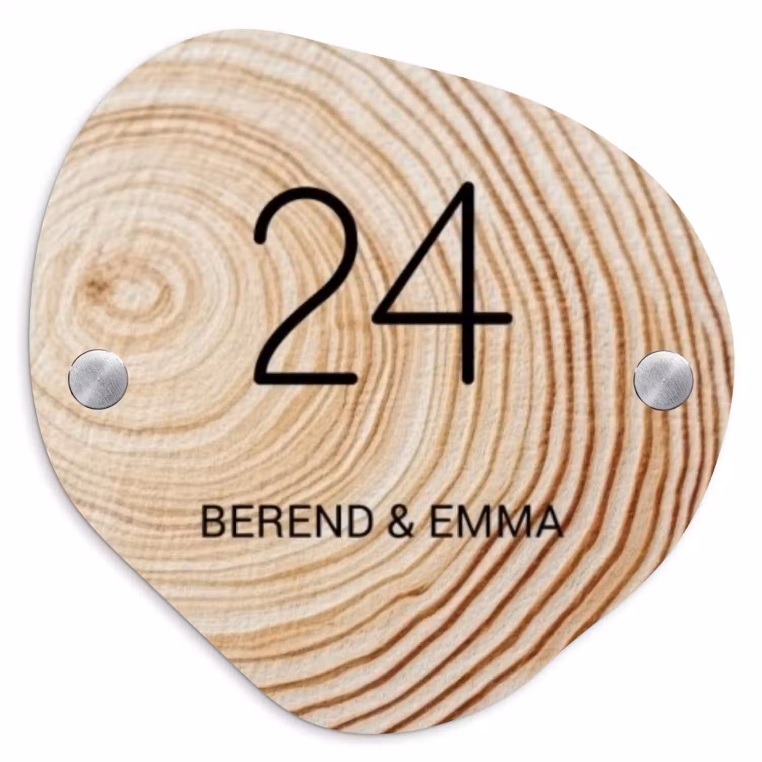 Holzmaserung - Klassisch Naambord Organisch middel -3d