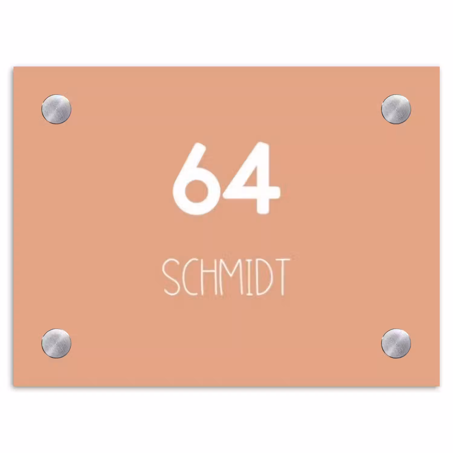 kopie-275 Naambord Rechthoek middel -3d