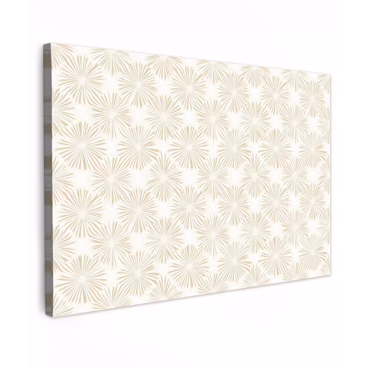 Abstract - Motief - Beige Tuinposter op houten frame 2 cm dik klein 845 -3d