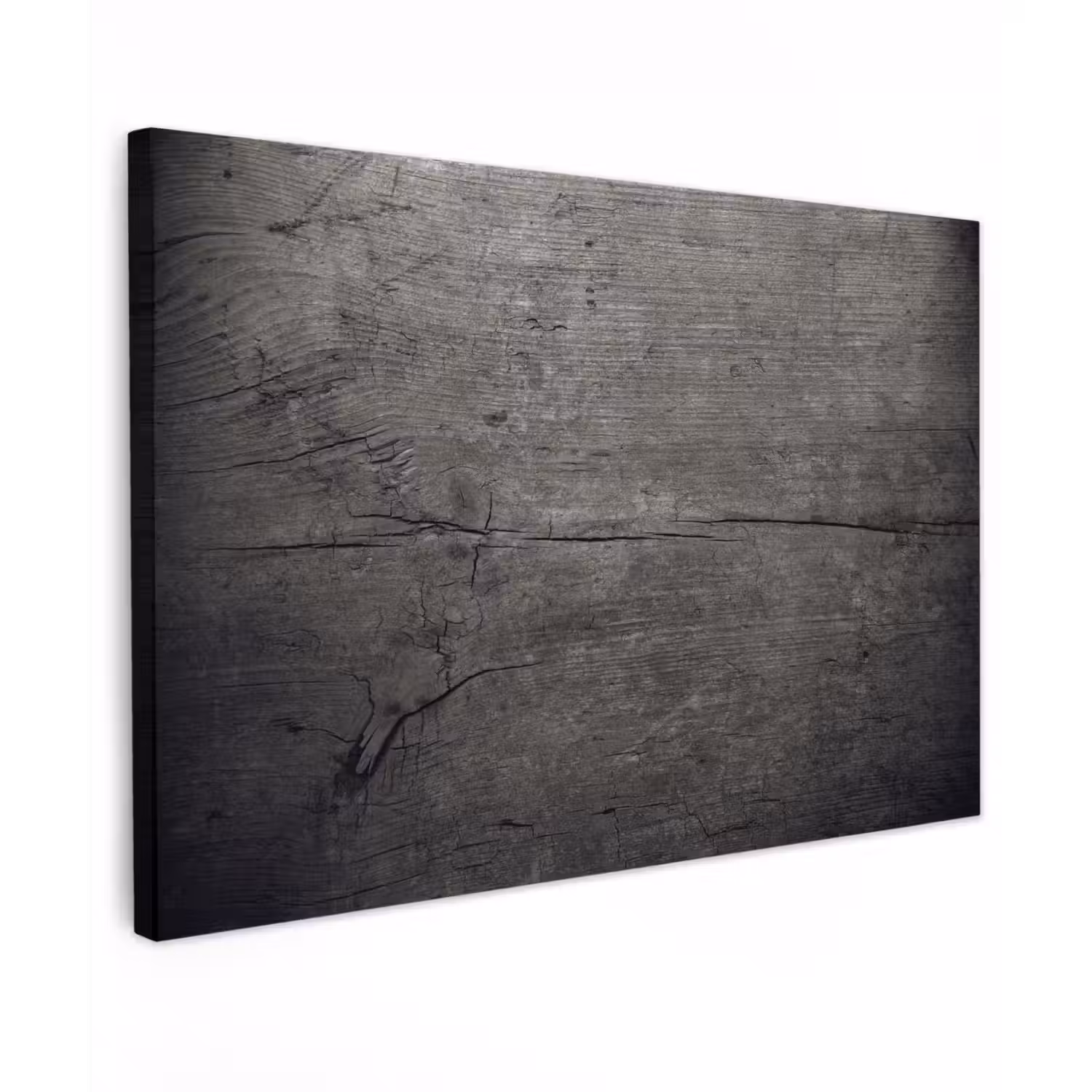 Beton - Grijs - donker Tuinposter op houten frame 2 cm dik klein -3d