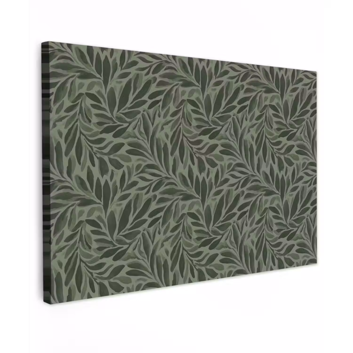 Bladeren - Organisch - Groen Tuinposter op houten frame 2 cm dik klein 845 -3d