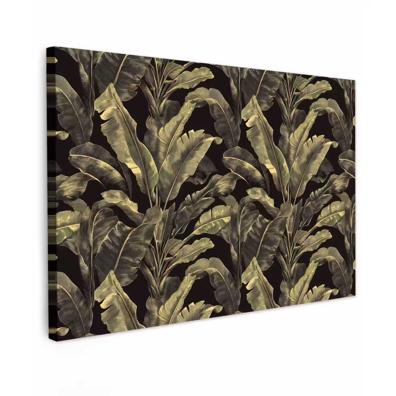 Botanisch - Bladeren - Groen Tuinposter op houten frame 2 cm dik klein 845 -3d