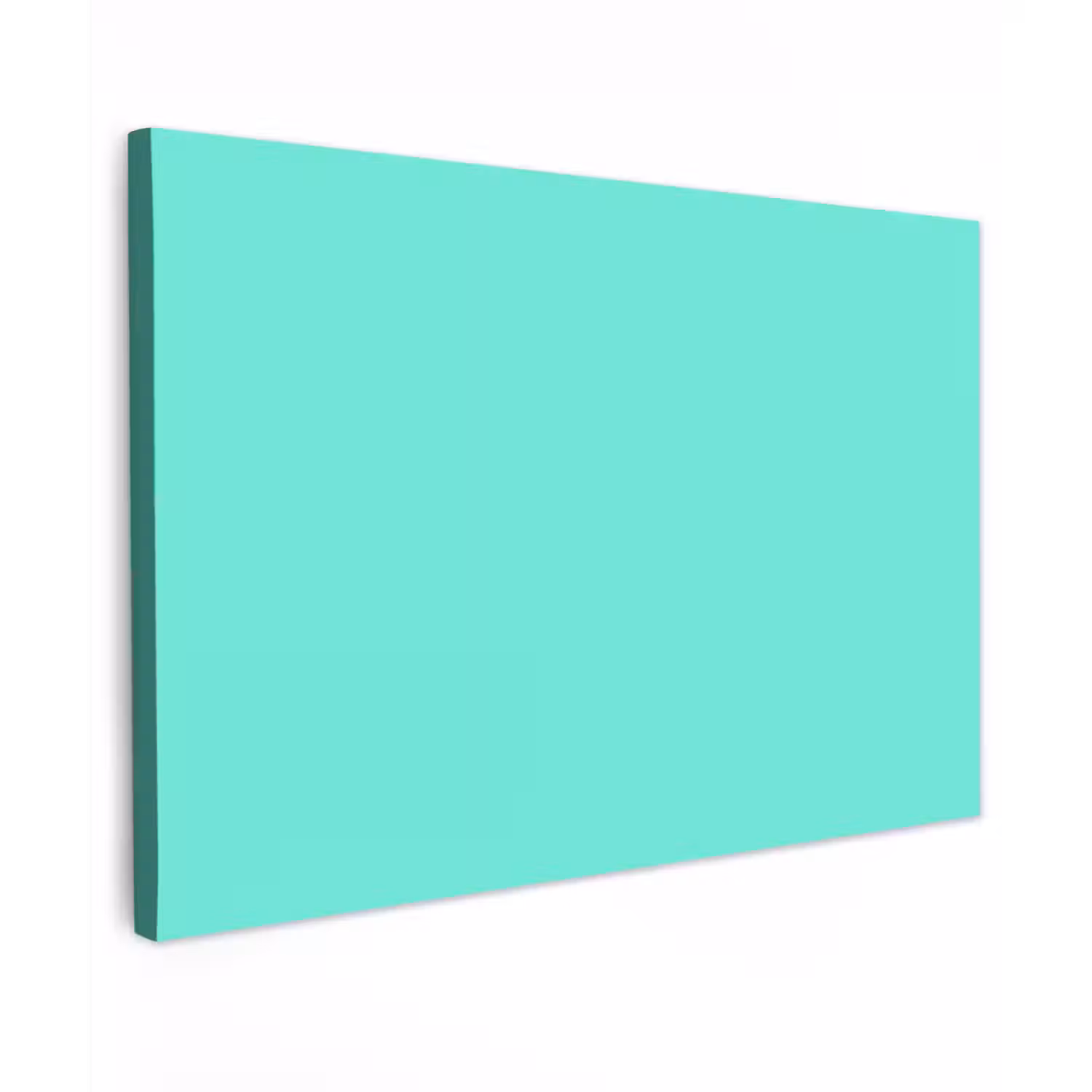 Electric - Cyan - Turkoois Tuinposter op houten frame 2 cm dik klein 845 -3d