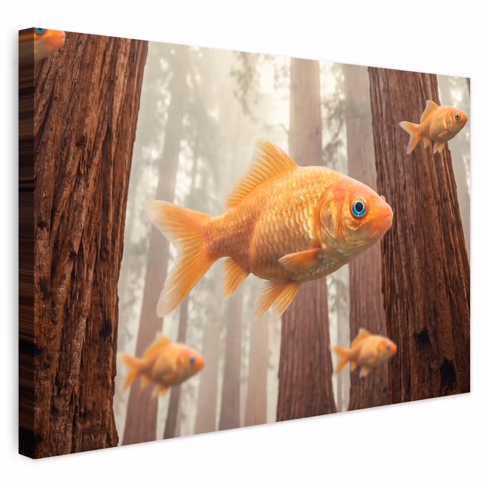 Outdoor Leinwand - Fisch – Wald – Fantasie — 1