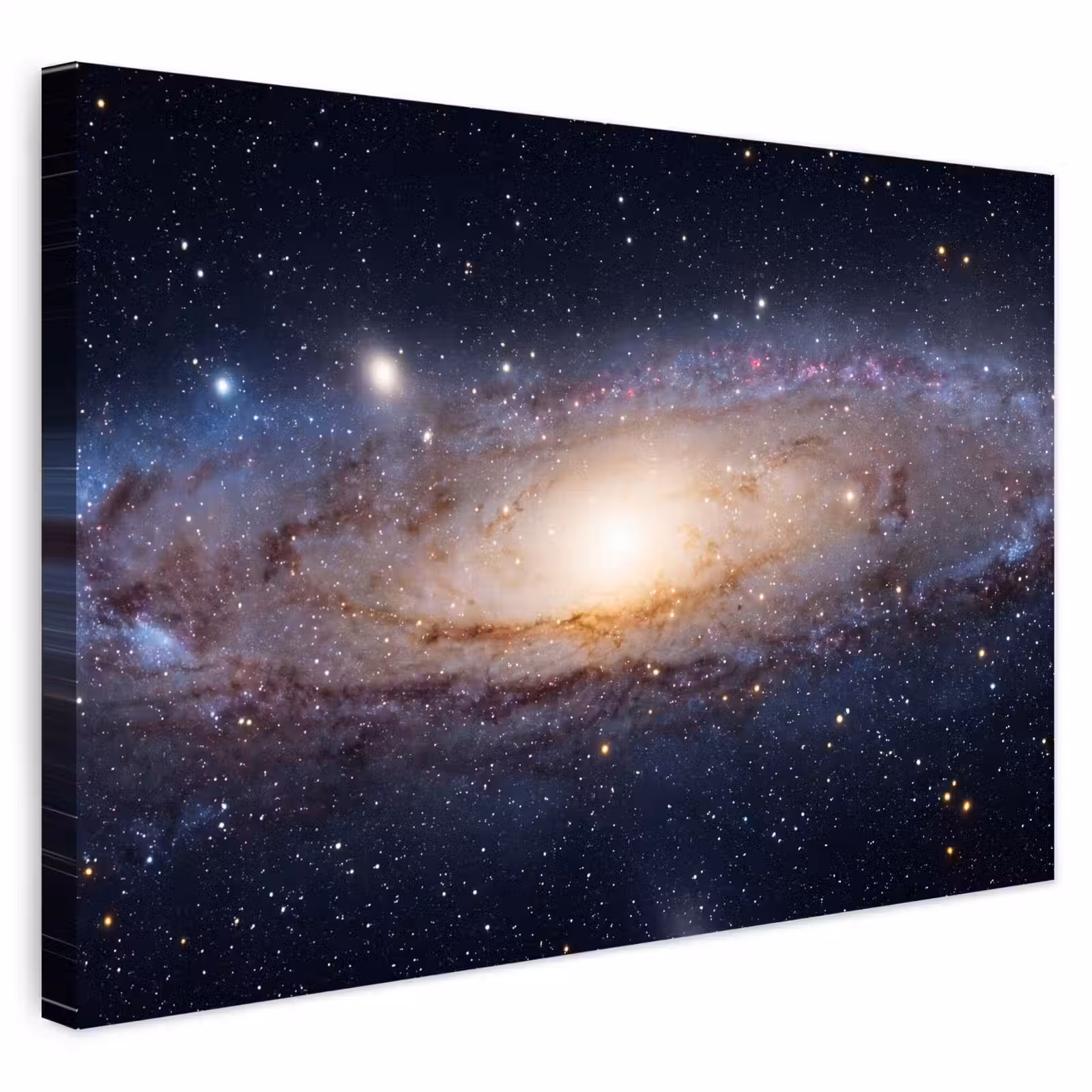 Outdoor Leinwand - Galaxie – Weltraum – Kosmos - Sterrenstelsel - Ruimte - Kosmos Tuinposter op houten frame 2 cm dik klein