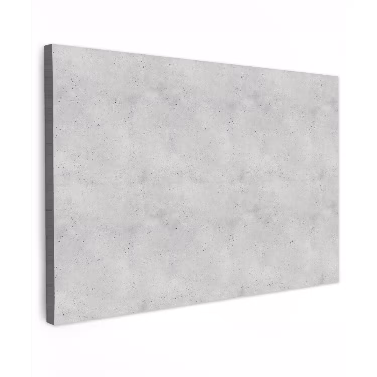 Grijs - Beton - Neutraal Tuinposter op houten frame 2 cm dik klein 845 -3d