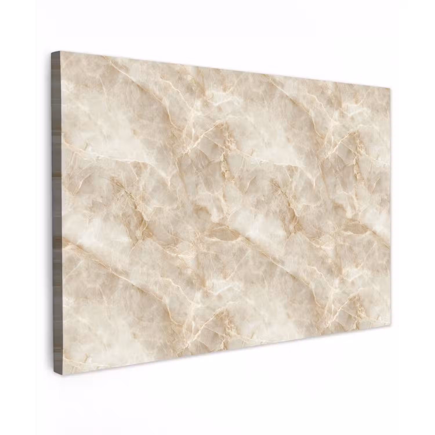 Lichtbeige - Onyx - Subtiel Tuinposter op houten frame 2 cm dik klein 845 -3d