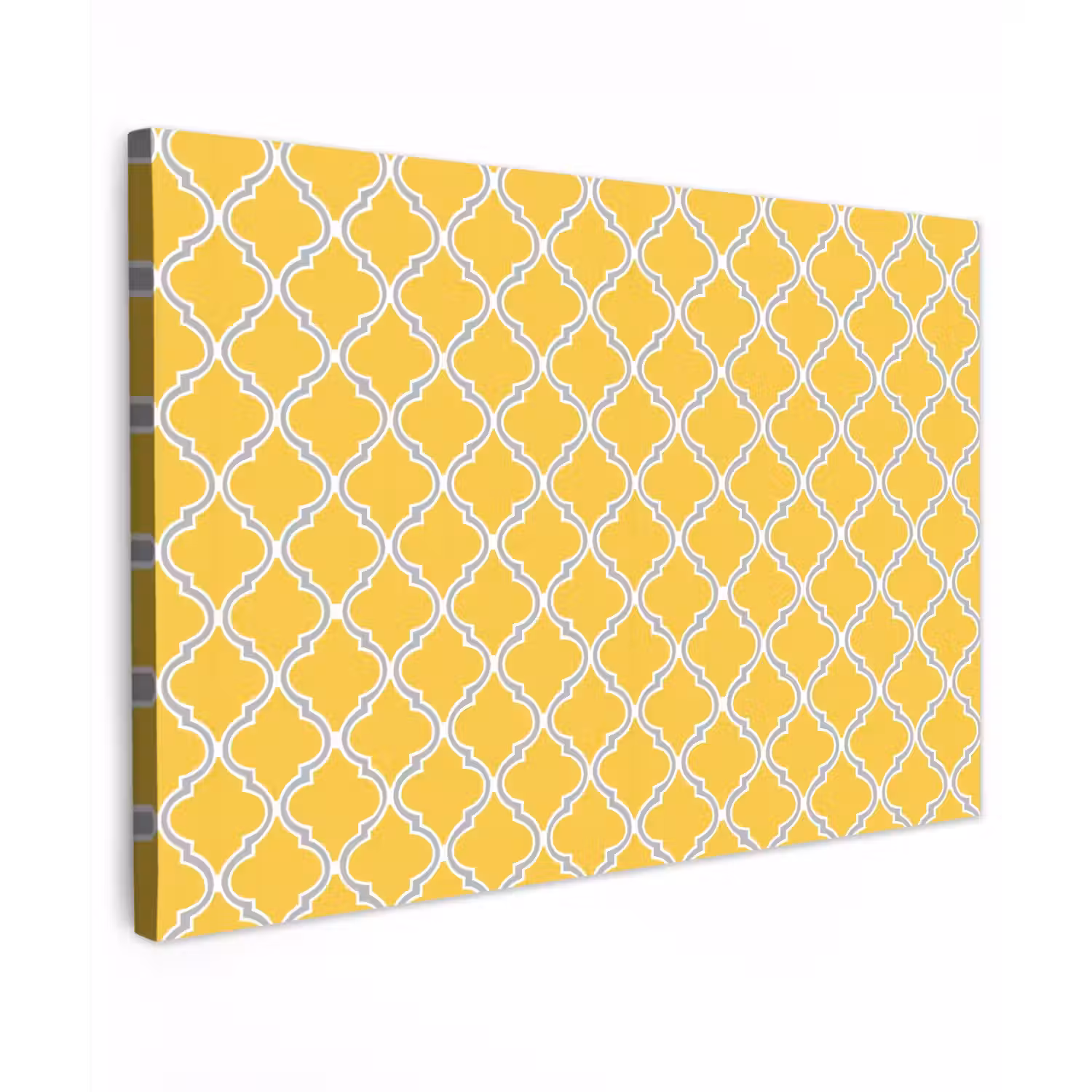 Lantaarn - Arabesk - Elegant - Geel Tuinposter op houten frame 2 cm dik klein 845 -3d