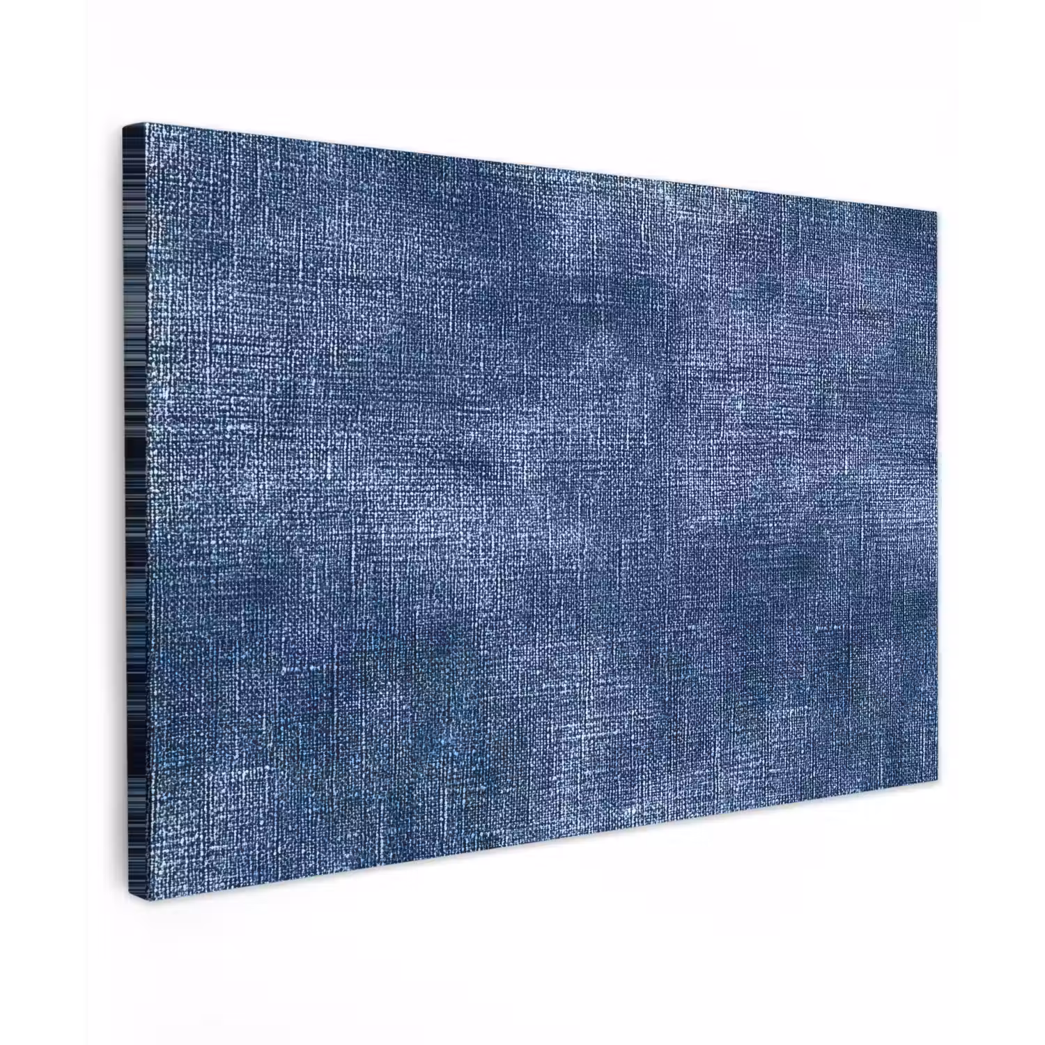 Linnen - Textuur - Patroon - Denim - Rustiek Tuinposter op houten frame 2 cm dik klein 845 -3d