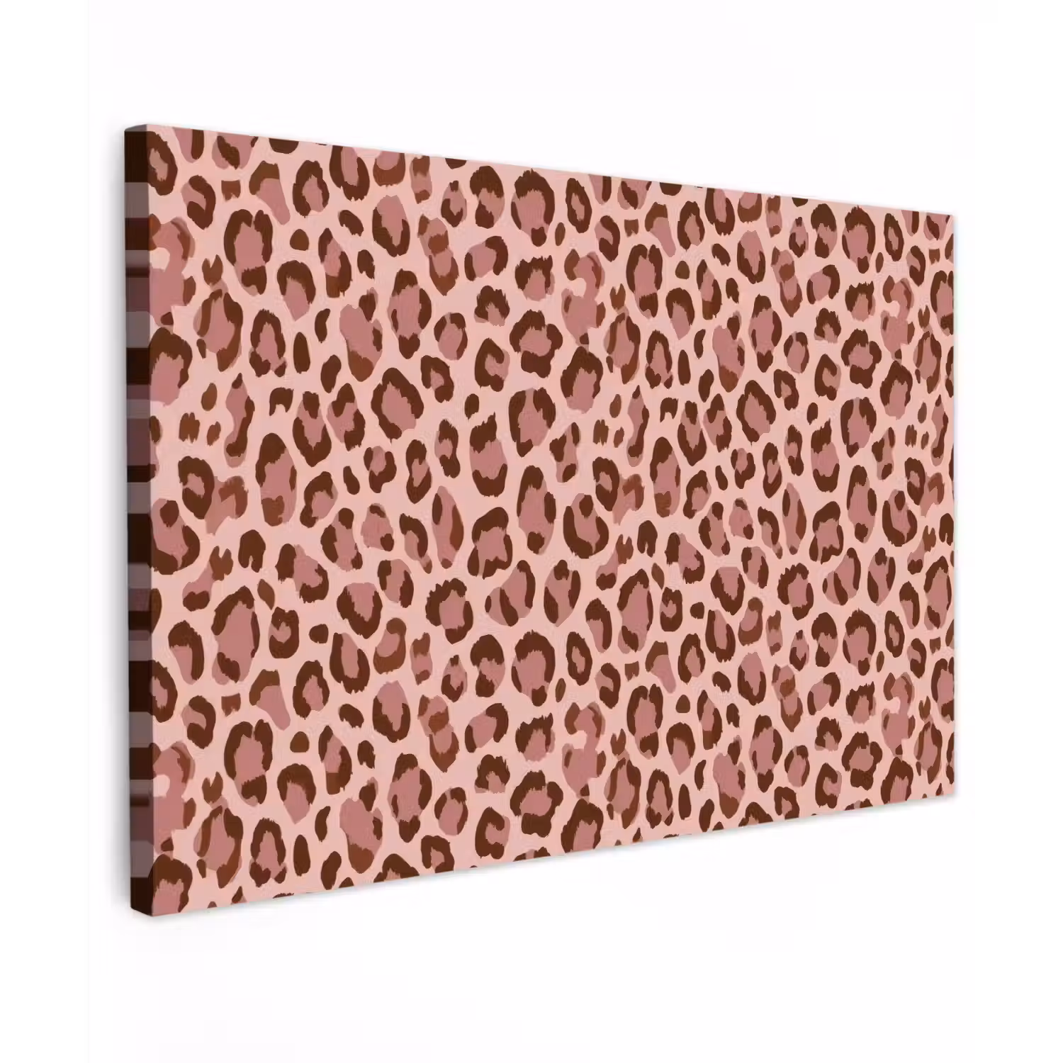 Luipaard - Patroon - Roze Tuinposter op houten frame 2 cm dik klein 845 -3d
