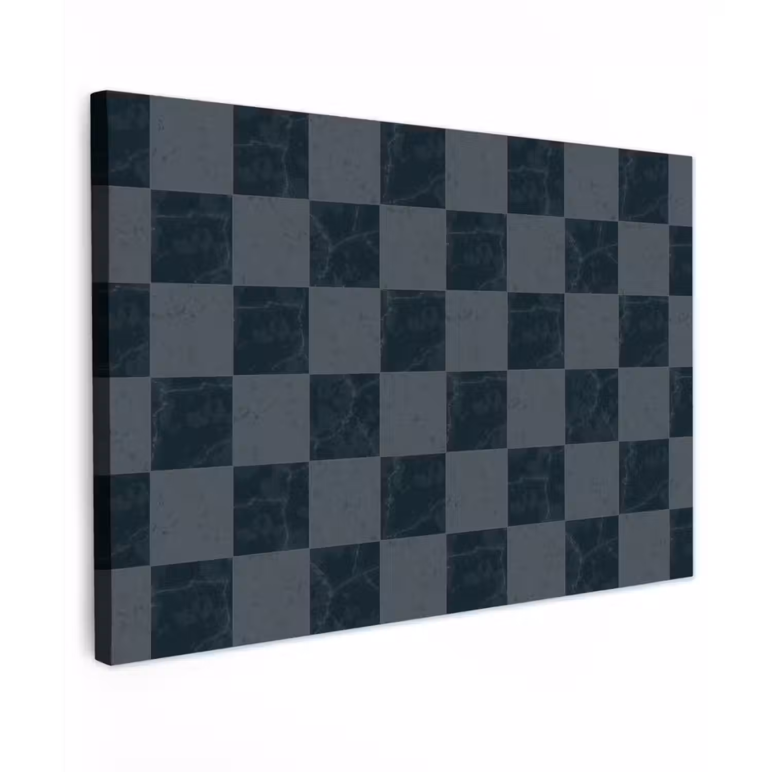Marmer - Patroon - Antraciet Tuinposter op houten frame 2 cm dik klein 845 -3d