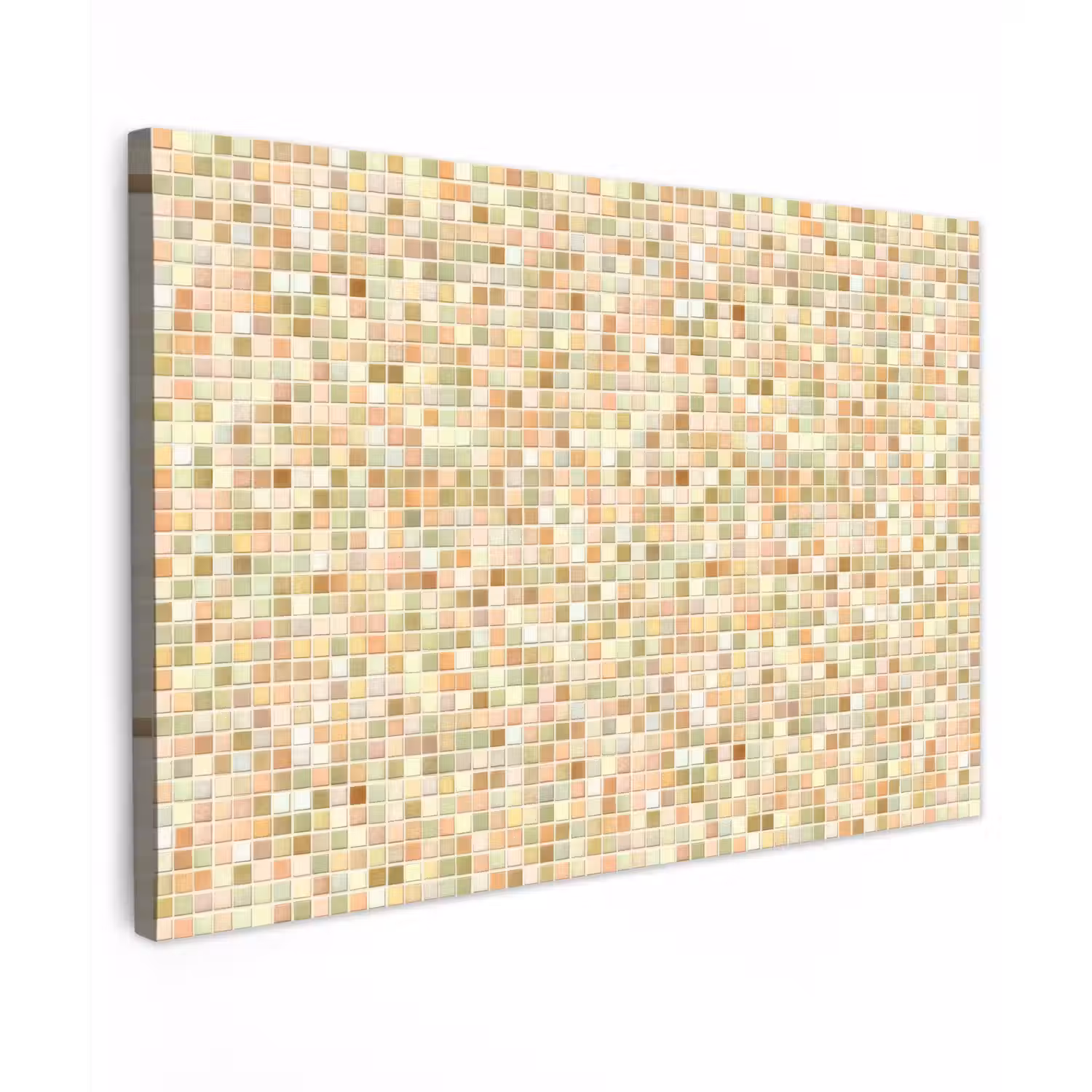 Mozaïek - Patroon - Terracotta Tuinposter op houten frame 2 cm dik klein 845 -3d
