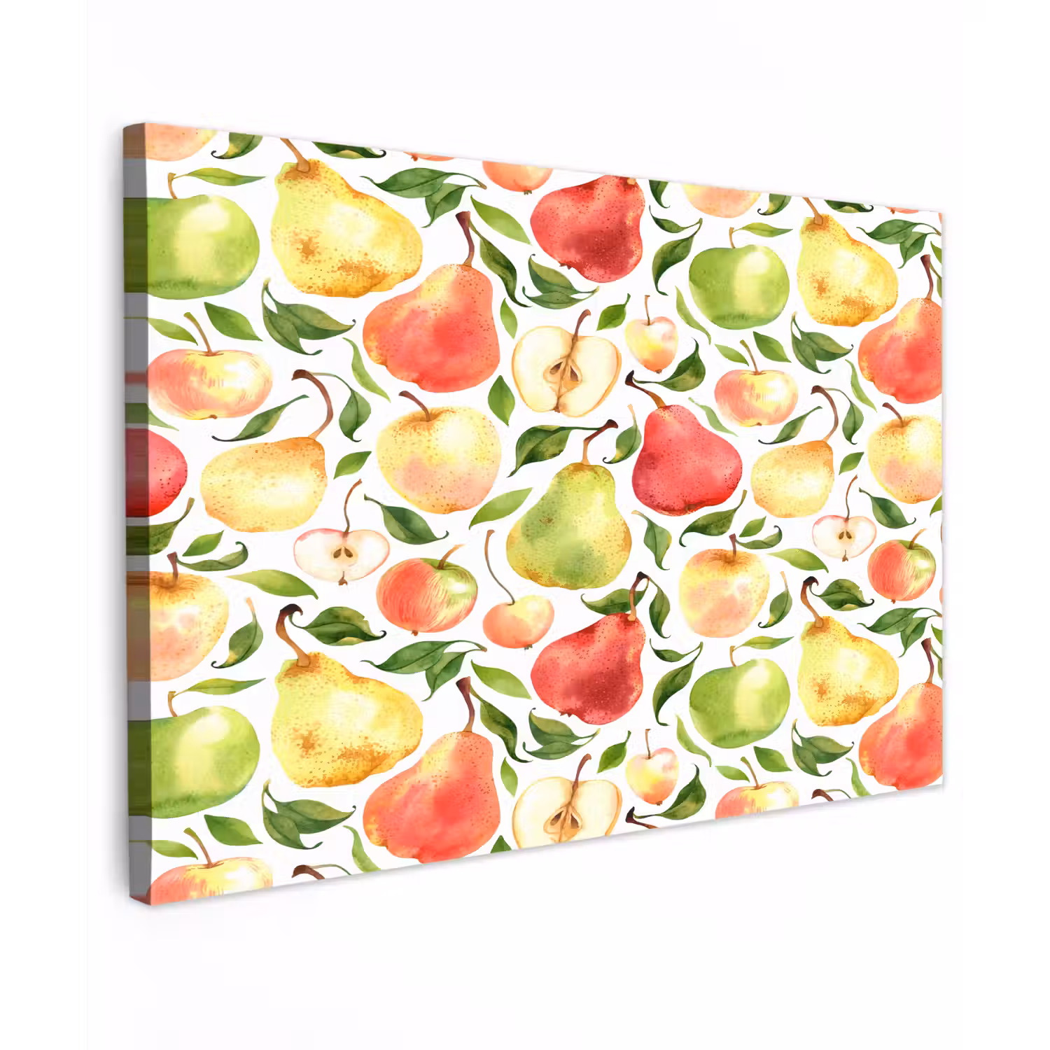 Schilder - Appels - Peren Tuinposter op houten frame 2 cm dik klein 845 -3d