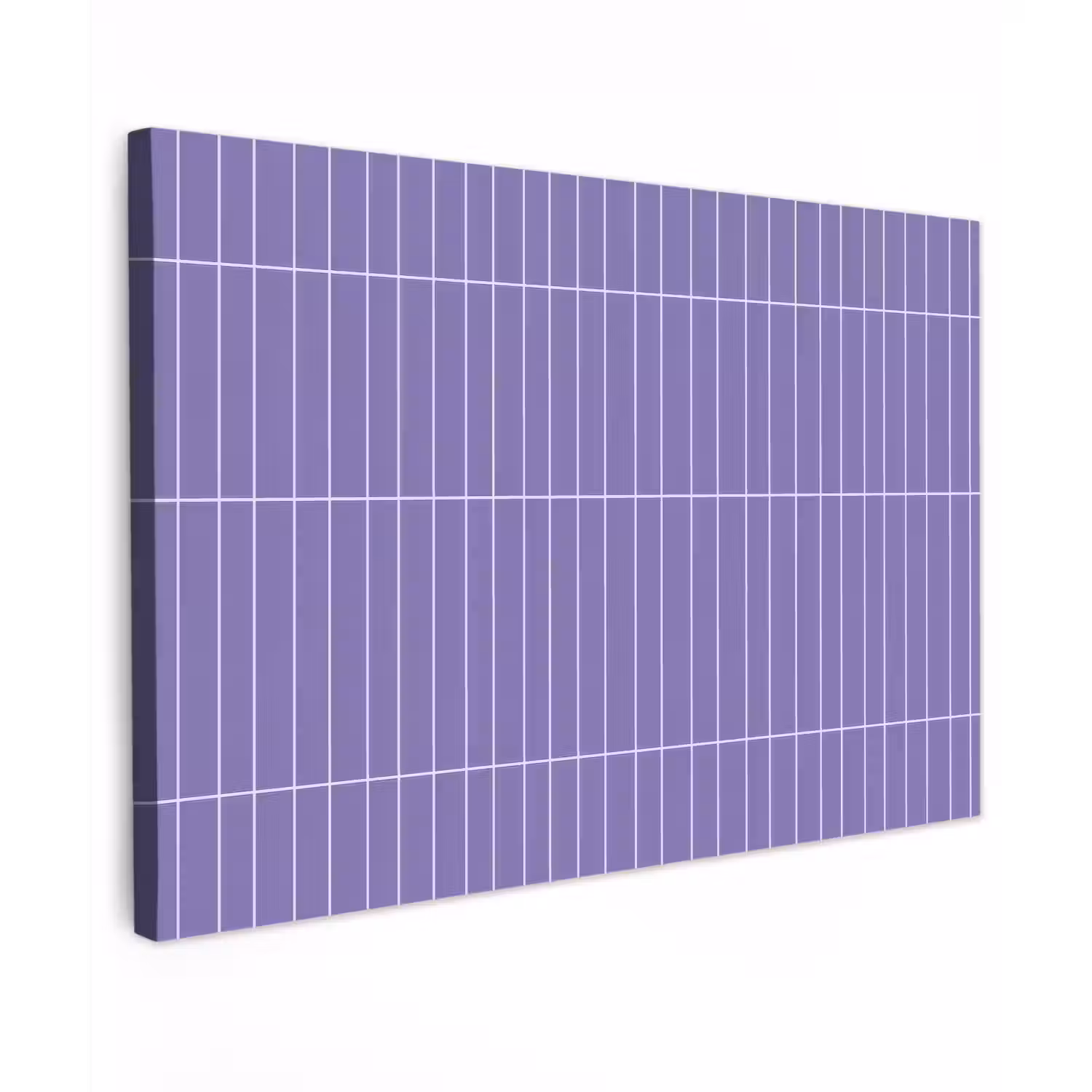 Patroon - Tegel - Lila Tuinposter op houten frame 2 cm dik klein 845 -3d