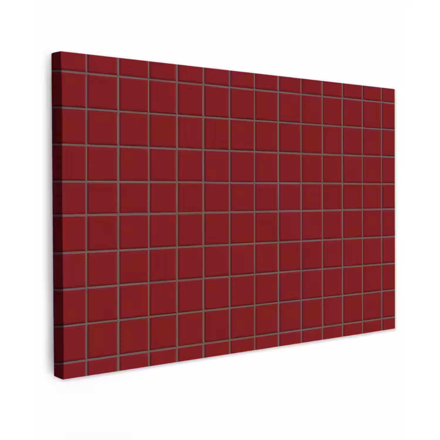 Patroon - Tegels - Burgundy Tuinposter op houten frame 2 cm dik klein 845 -3d