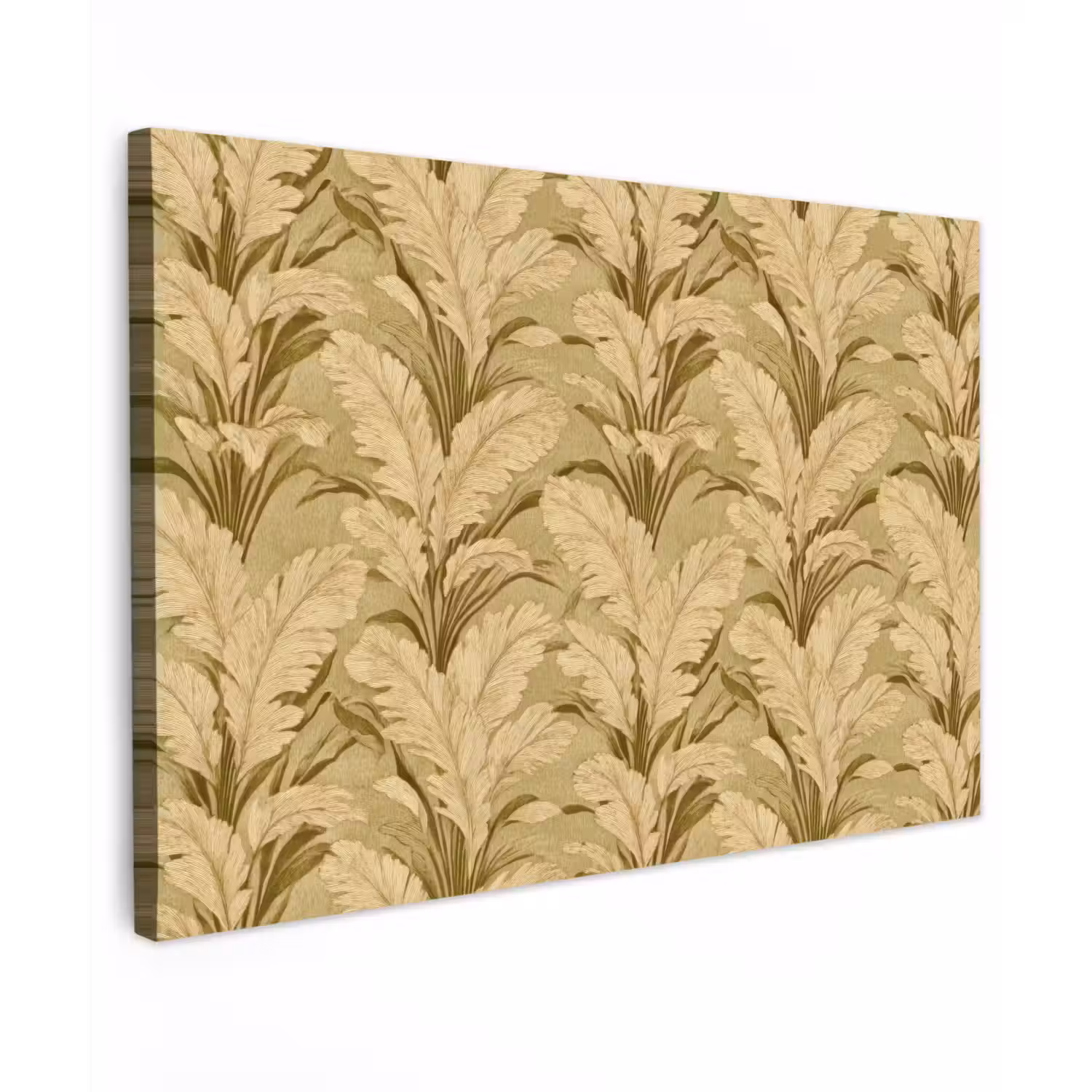 Palmbladeren - Klassiek - Groen Tuinposter op houten frame 2 cm dik klein 845 -3d