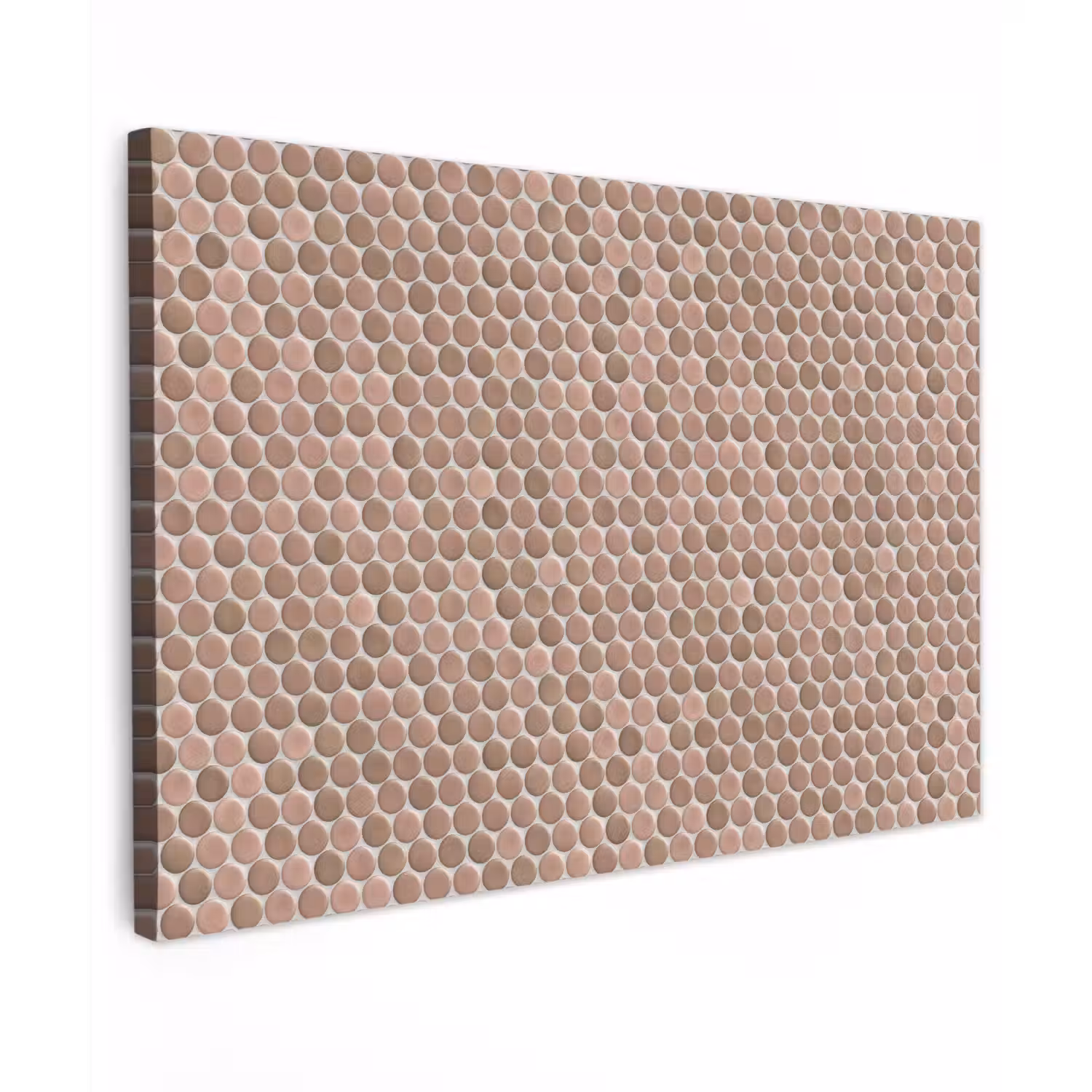 Penny - Mozaïek - Oudroze - Terracotta Tuinposter op houten frame 2 cm dik klein 845 -3d