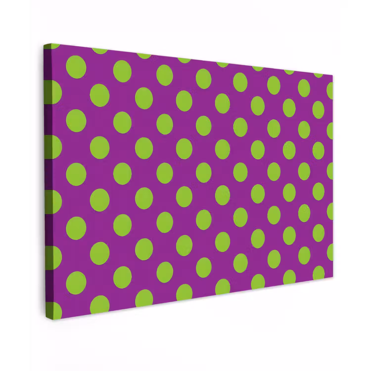 Stippen - Klassiek - Groen Tuinposter op houten frame 2 cm dik klein 845 -3d