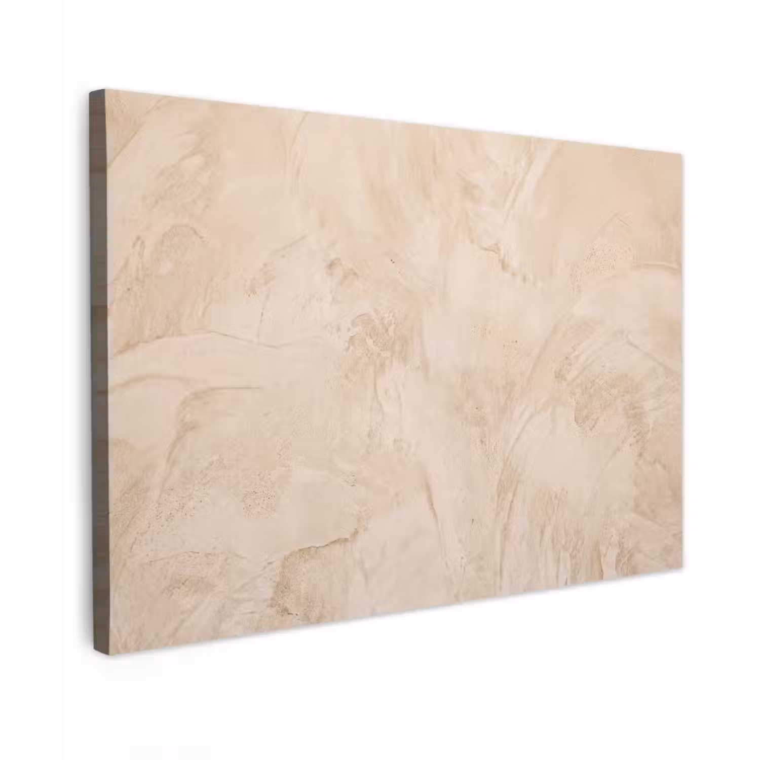 Textuur - Patroon - Abstract - Modern - Beige Tuinposter op houten frame 2 cm dik klein -3d