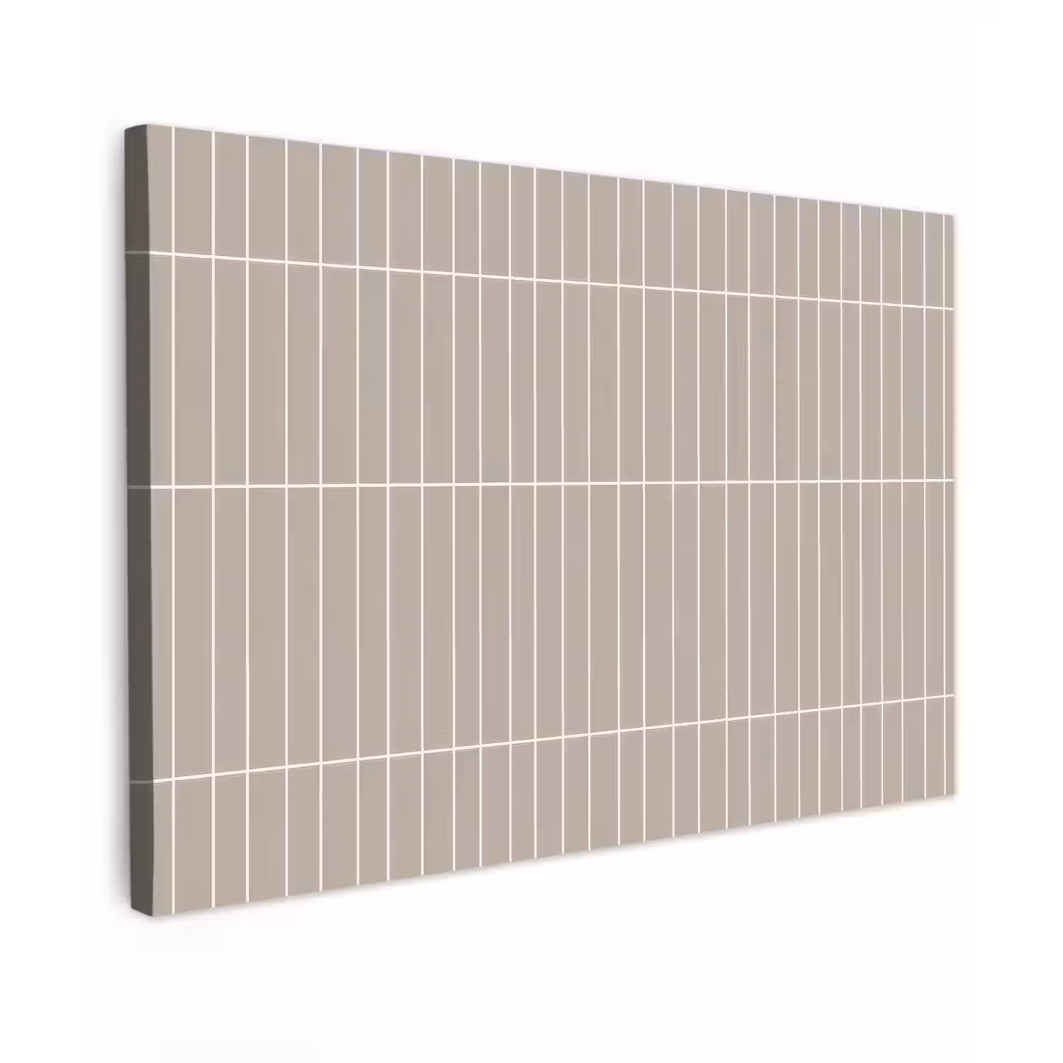 Verticaal - Wandtegel - Licht Beige Tuinposter op houten frame 2 cm dik klein 845 -3d