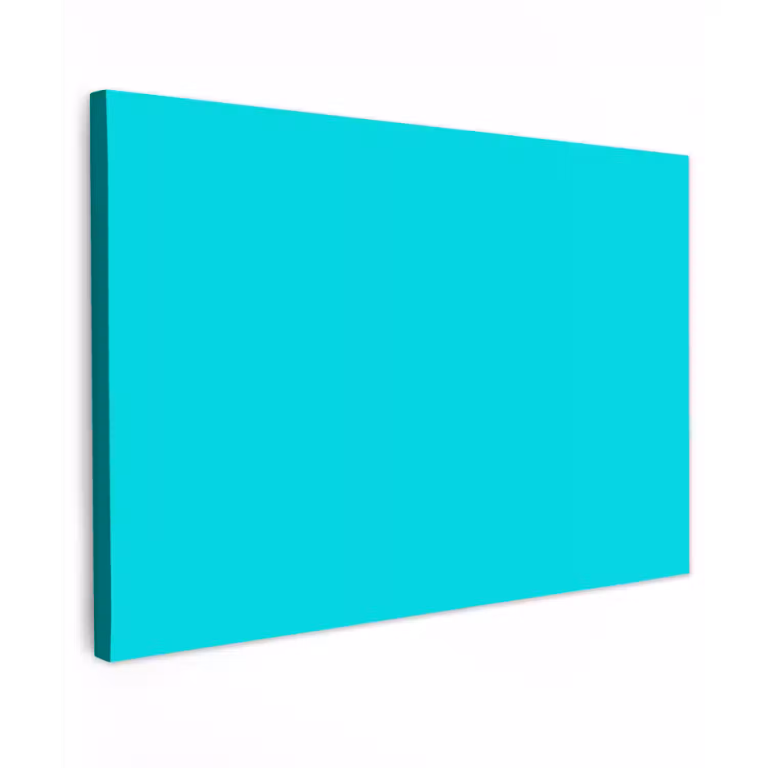 Vivid - Aquamarine - Turkoois Tuinposter op houten frame 2 cm dik klein 845 -3d